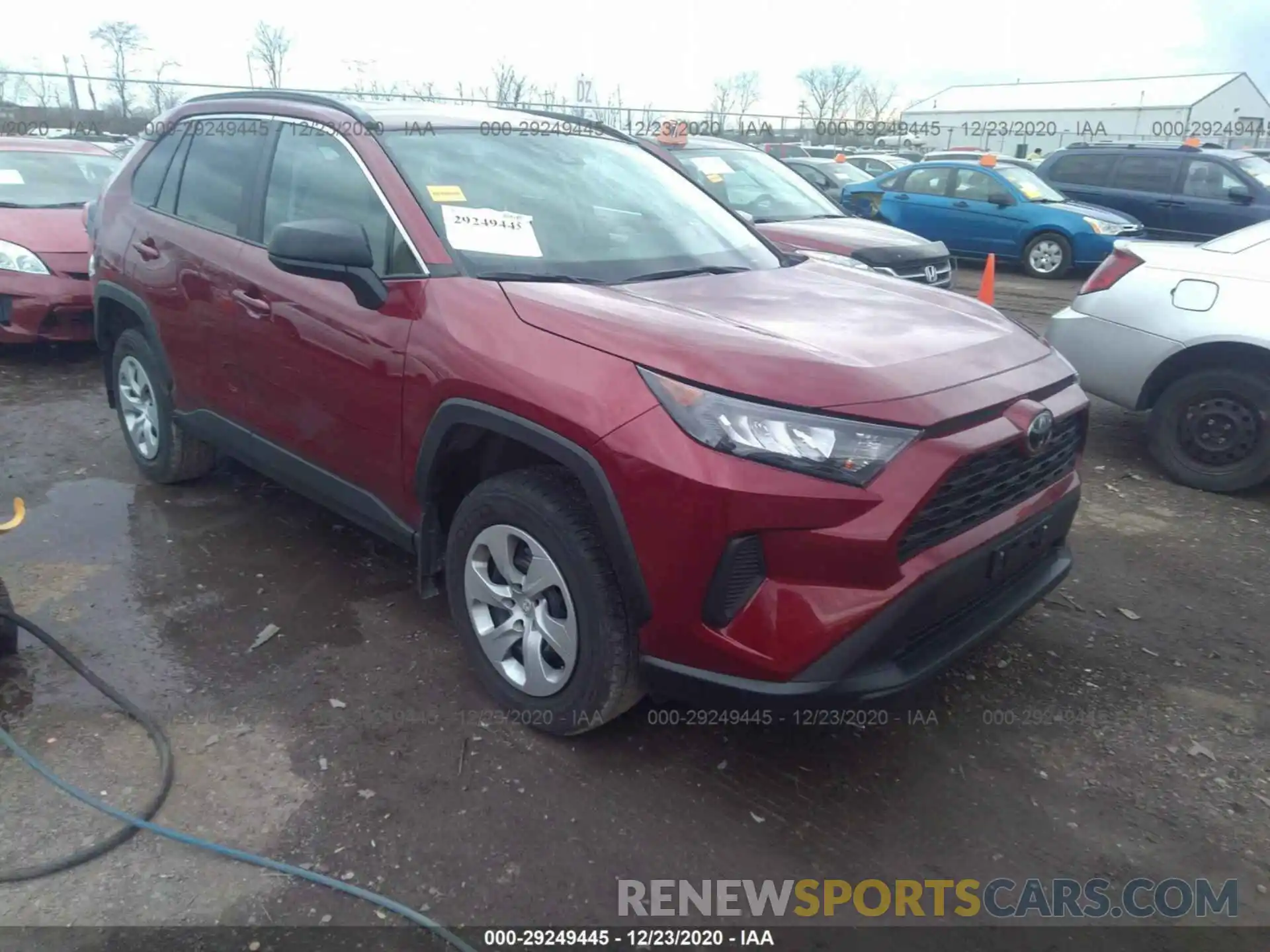 1 Photograph of a damaged car 2T3H1RFV8LC058849 TOYOTA RAV4 2020