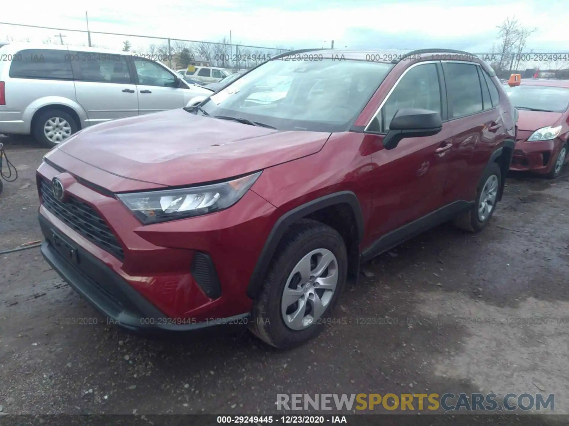 2 Photograph of a damaged car 2T3H1RFV8LC058849 TOYOTA RAV4 2020