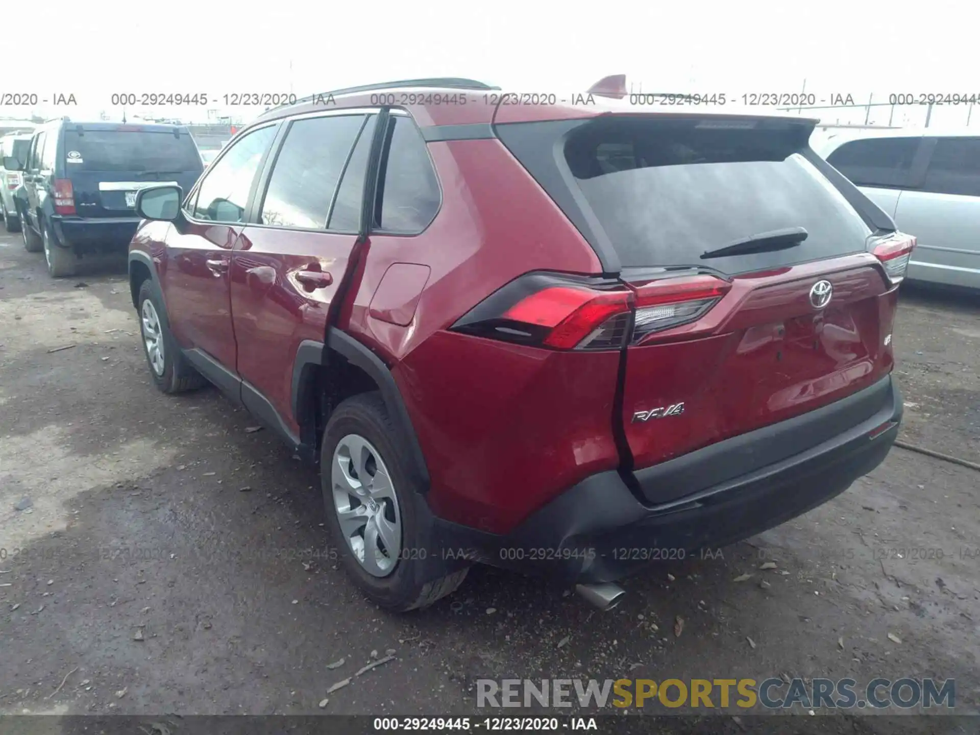 3 Photograph of a damaged car 2T3H1RFV8LC058849 TOYOTA RAV4 2020