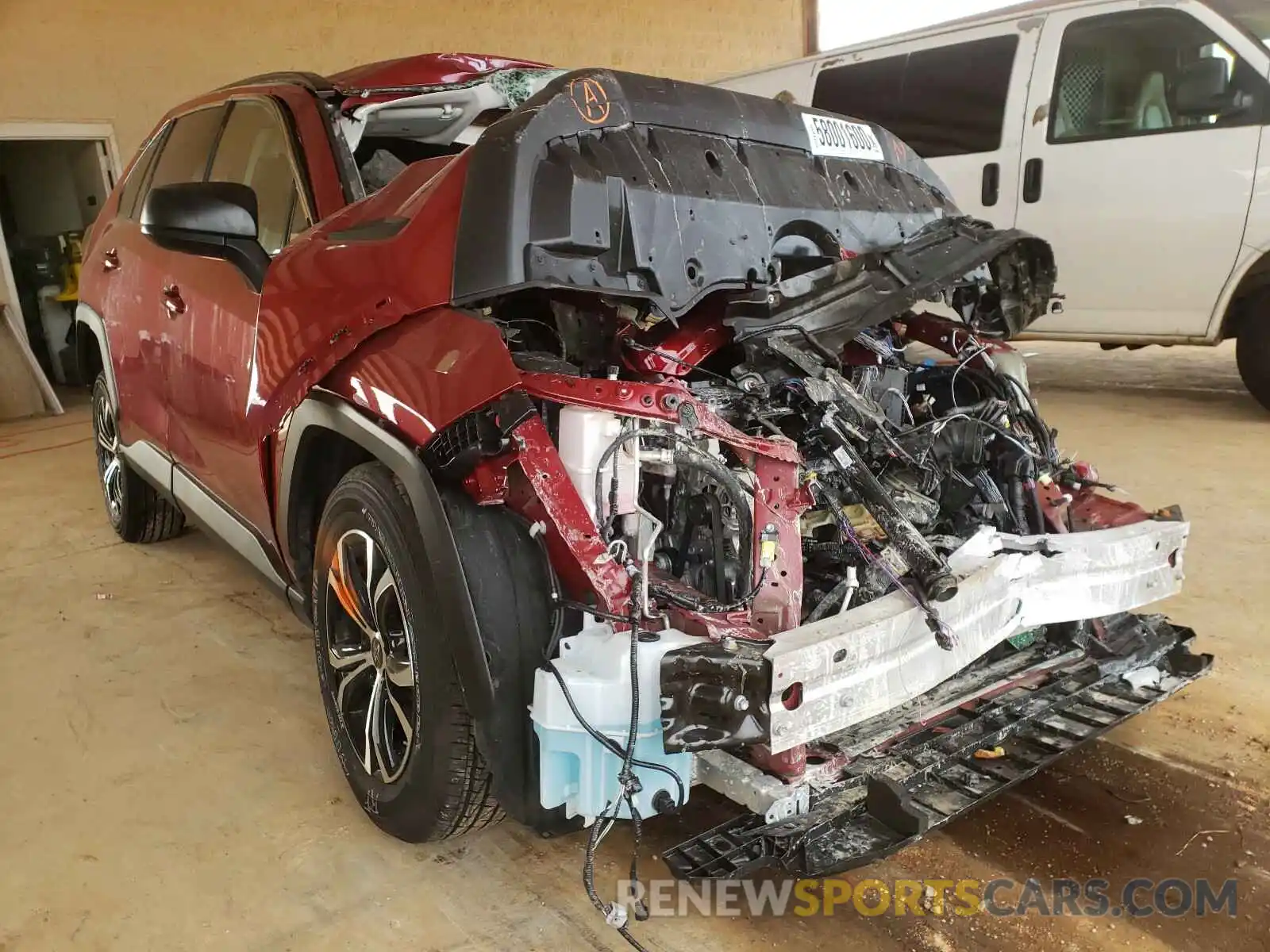 1 Photograph of a damaged car 2T3H1RFV8LC059144 TOYOTA RAV4 2020