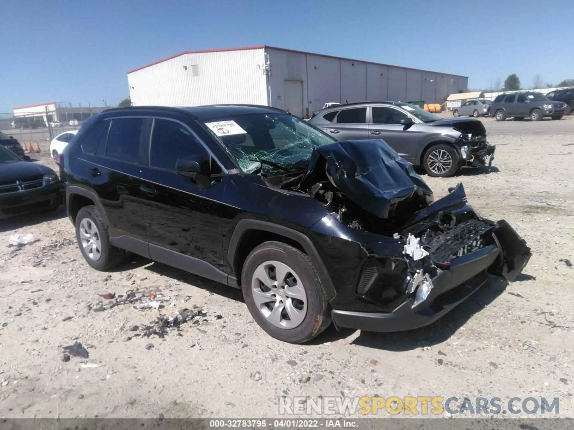 1 Photograph of a damaged car 2T3H1RFV8LC059922 TOYOTA RAV4 2020