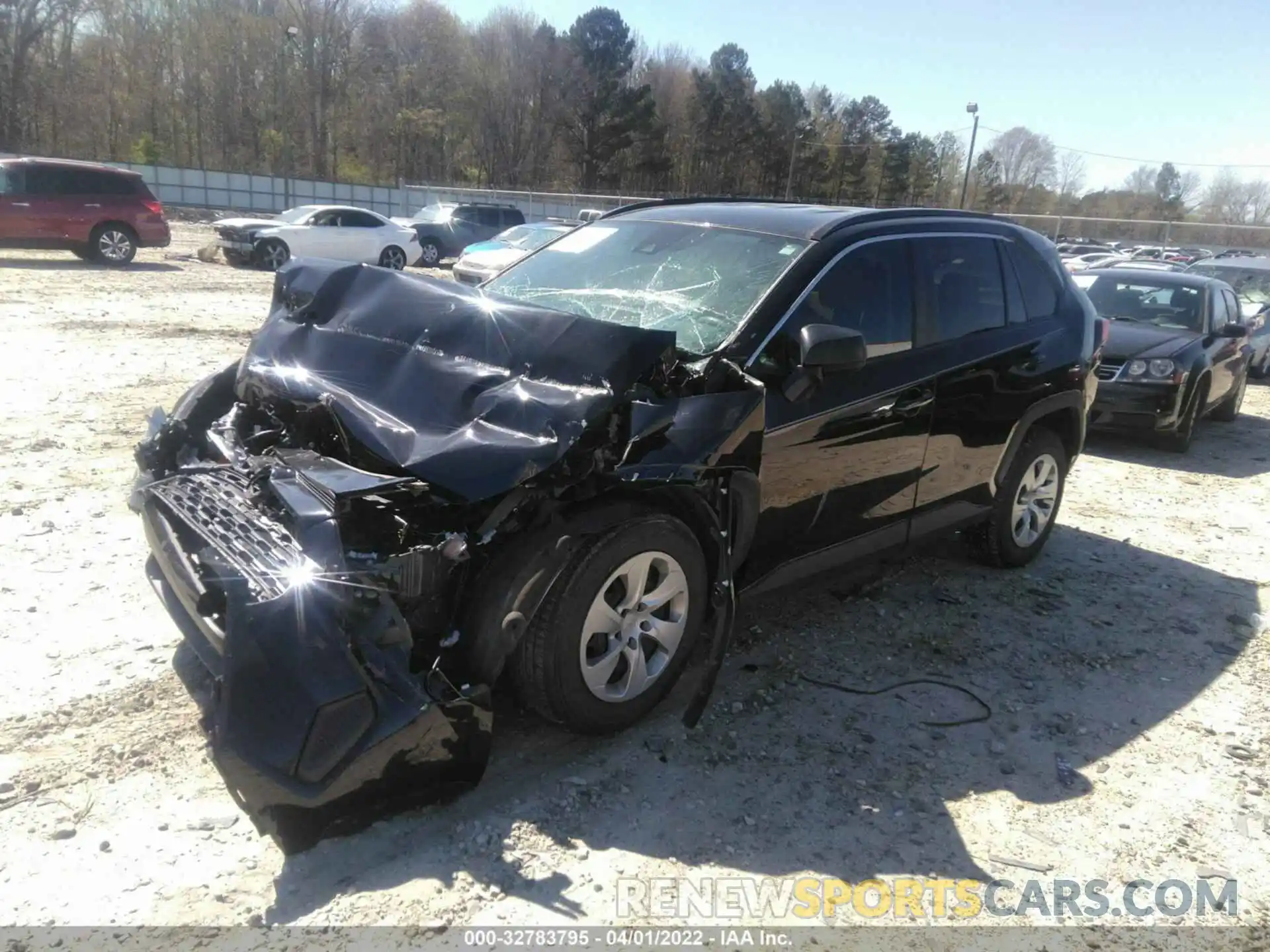 2 Photograph of a damaged car 2T3H1RFV8LC059922 TOYOTA RAV4 2020