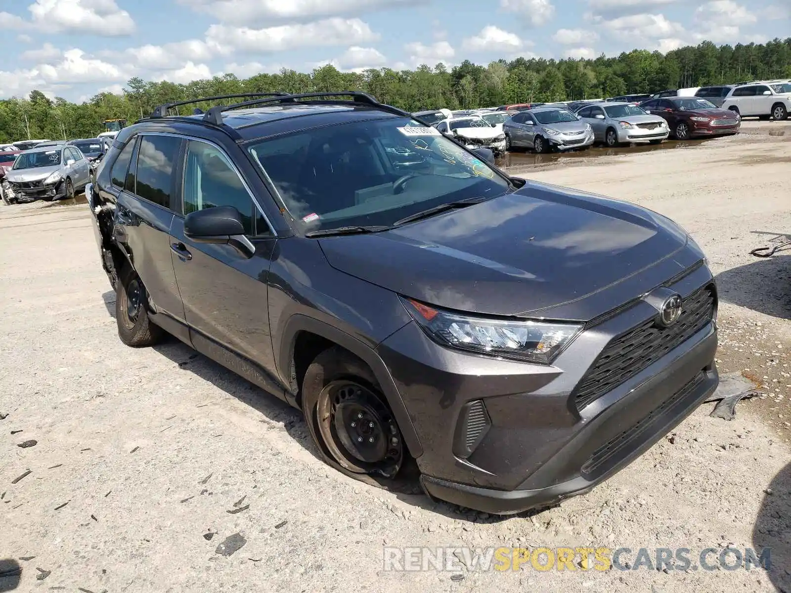 1 Photograph of a damaged car 2T3H1RFV8LC064716 TOYOTA RAV4 2020