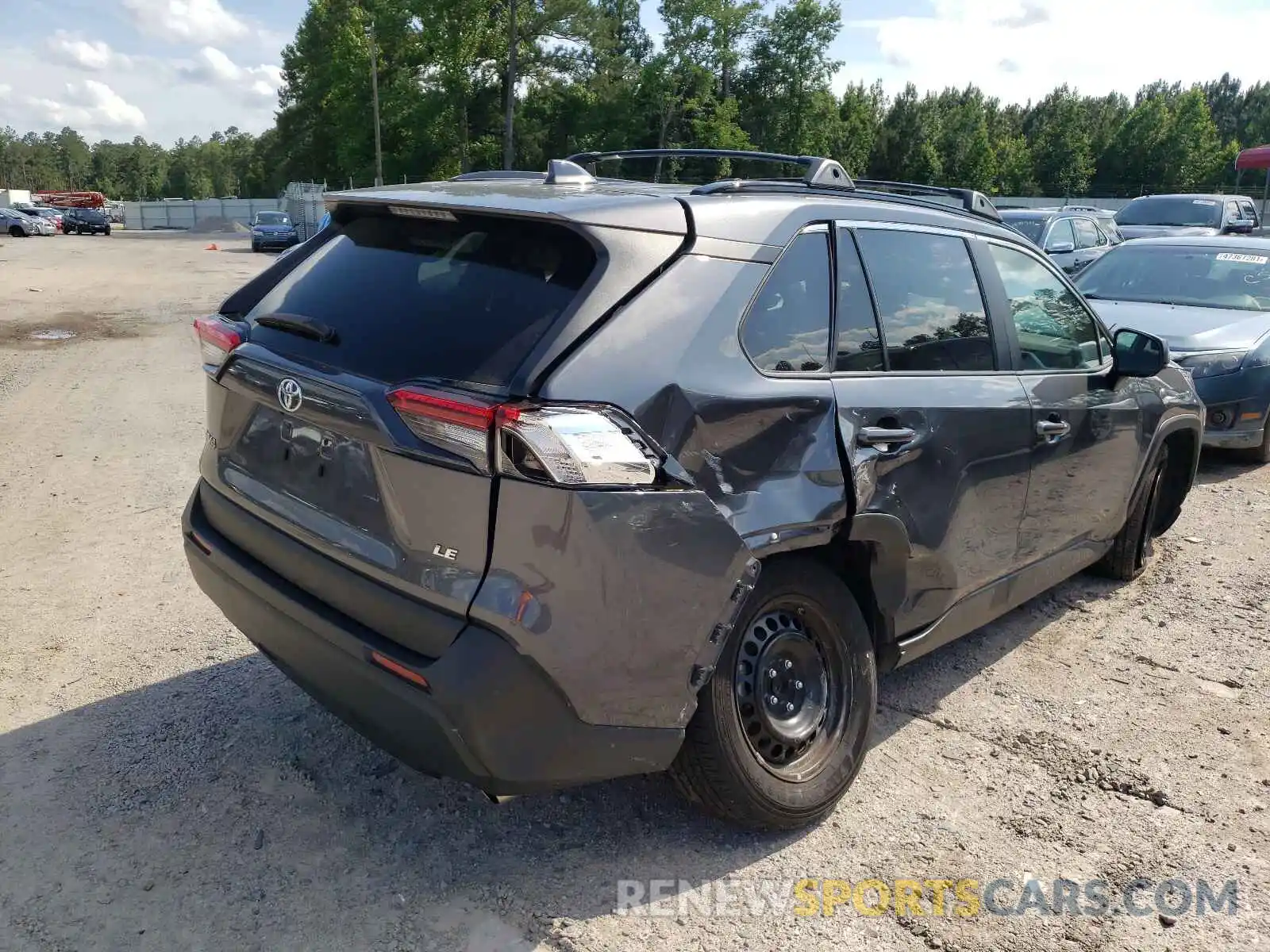 4 Photograph of a damaged car 2T3H1RFV8LC064716 TOYOTA RAV4 2020