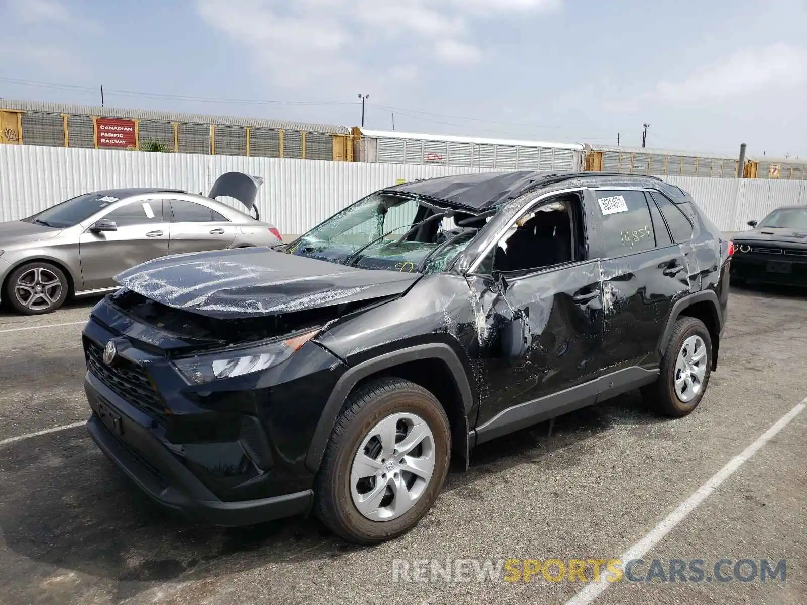 2 Photograph of a damaged car 2T3H1RFV8LC066479 TOYOTA RAV4 2020