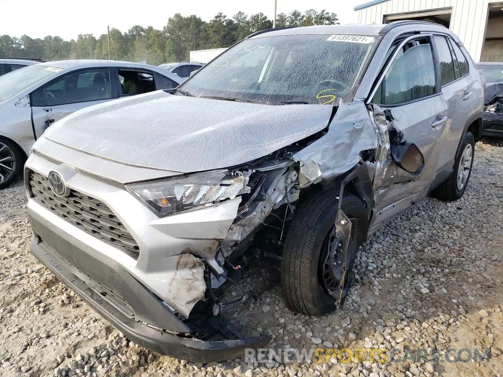 2 Photograph of a damaged car 2T3H1RFV8LC074324 TOYOTA RAV4 2020