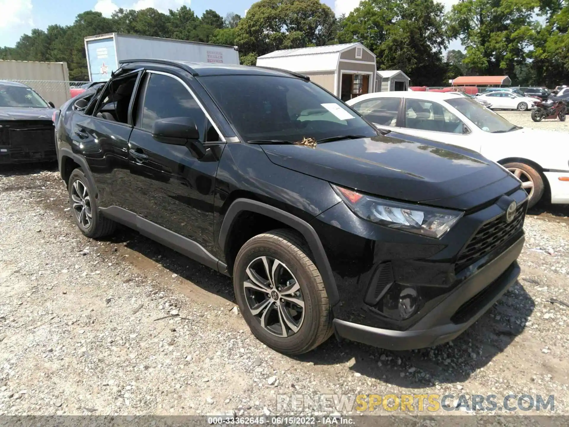 1 Photograph of a damaged car 2T3H1RFV8LC074453 TOYOTA RAV4 2020