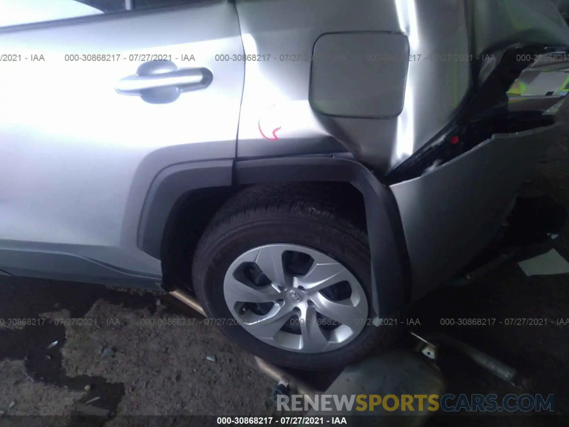 13 Фотография поврежденного автомобиля 2T3H1RFV8LC078860 TOYOTA RAV4 2020