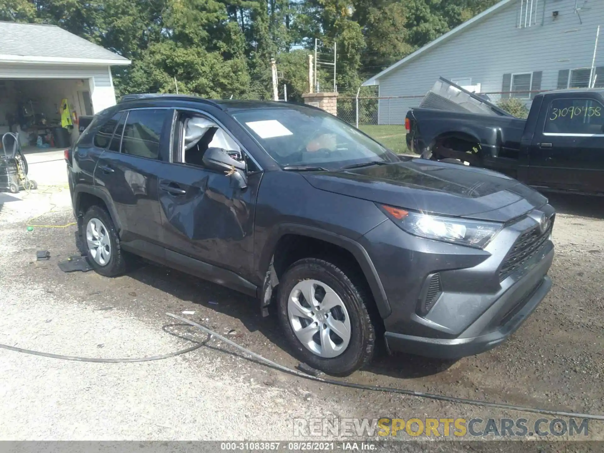 1 Photograph of a damaged car 2T3H1RFV8LC080950 TOYOTA RAV4 2020