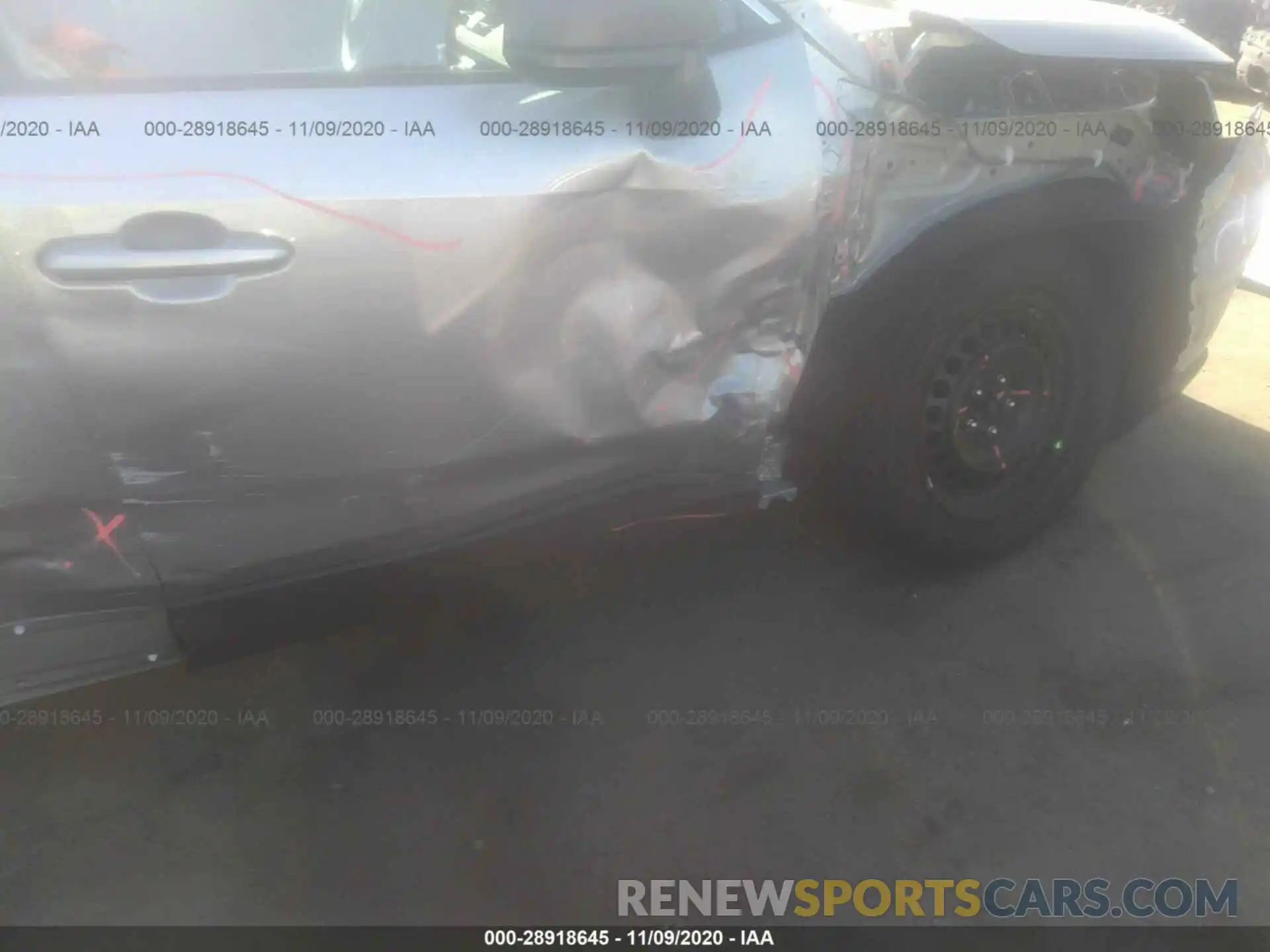 6 Photograph of a damaged car 2T3H1RFV8LC081046 TOYOTA RAV4 2020