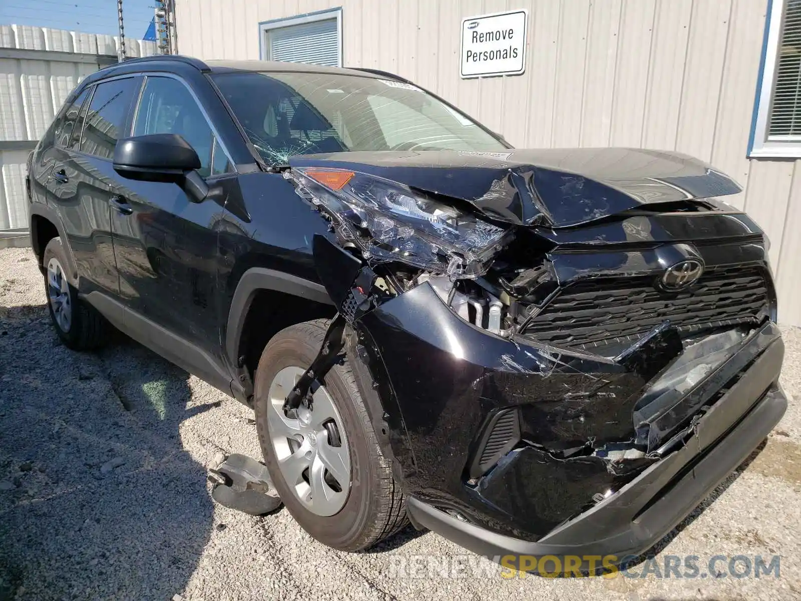 1 Photograph of a damaged car 2T3H1RFV8LC084769 TOYOTA RAV4 2020