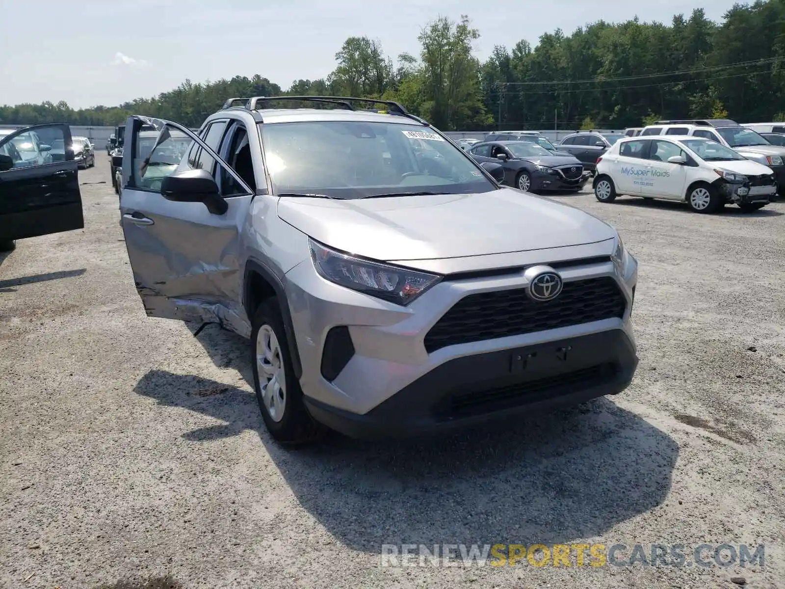 1 Photograph of a damaged car 2T3H1RFV8LW057926 TOYOTA RAV4 2020