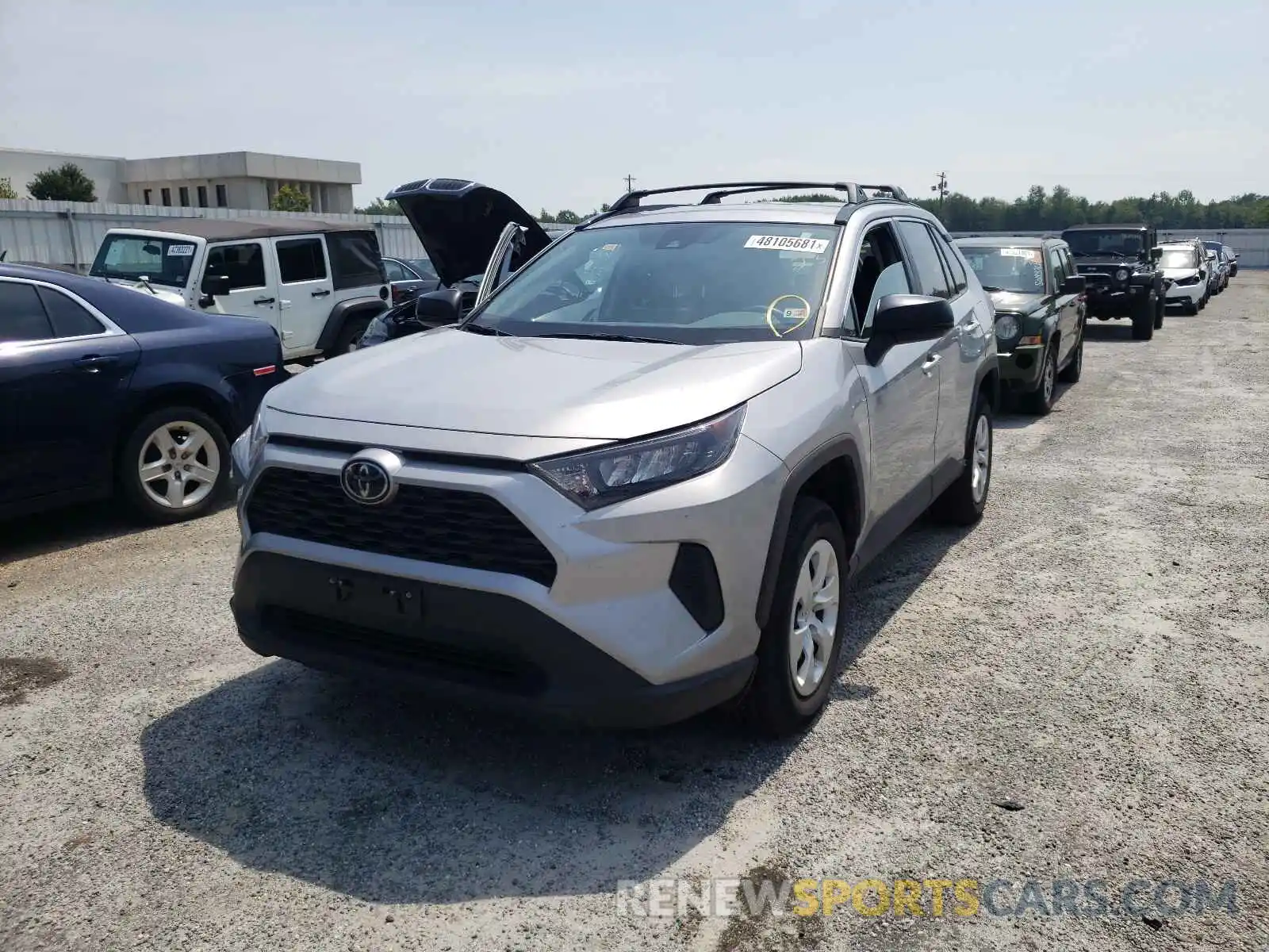 2 Photograph of a damaged car 2T3H1RFV8LW057926 TOYOTA RAV4 2020