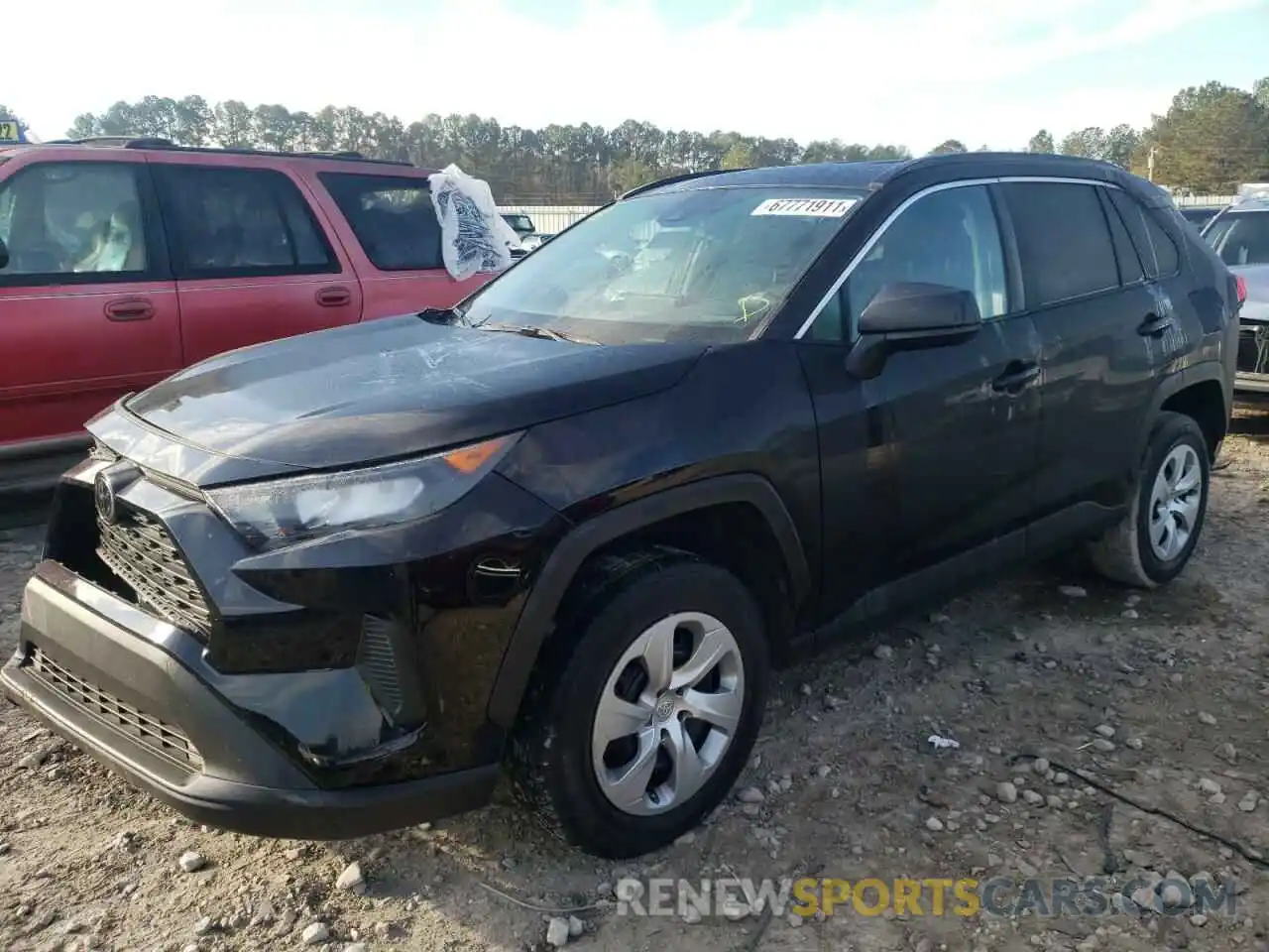 2 Photograph of a damaged car 2T3H1RFV8LW086469 TOYOTA RAV4 2020