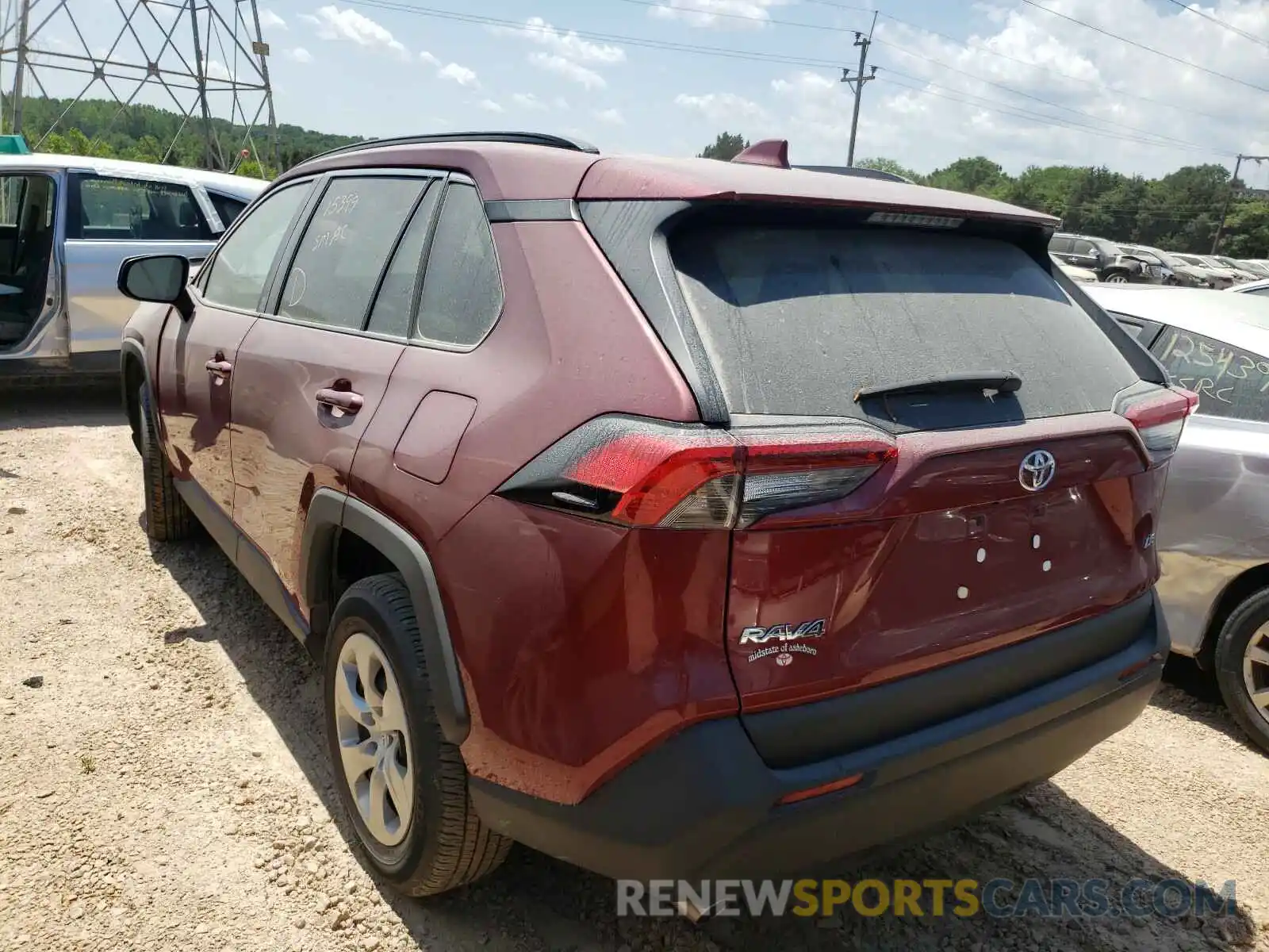 3 Photograph of a damaged car 2T3H1RFV9LC035130 TOYOTA RAV4 2020