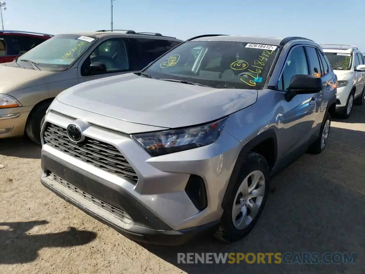 2 Photograph of a damaged car 2T3H1RFV9LC035547 TOYOTA RAV4 2020