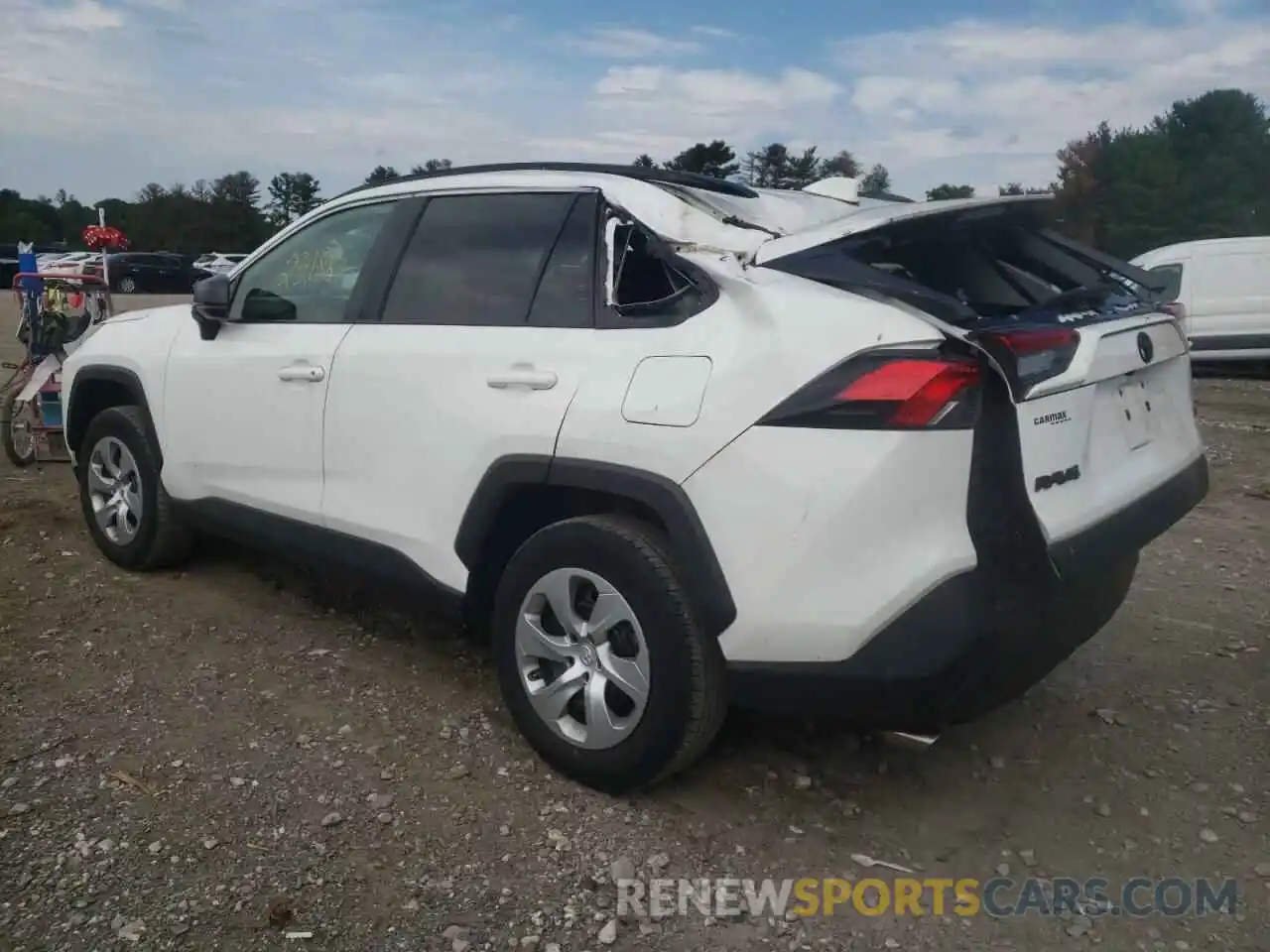 3 Photograph of a damaged car 2T3H1RFV9LC036830 TOYOTA RAV4 2020