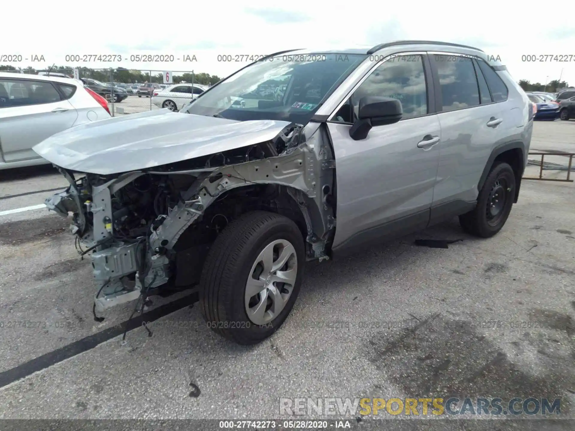 2 Photograph of a damaged car 2T3H1RFV9LC037878 TOYOTA RAV4 2020