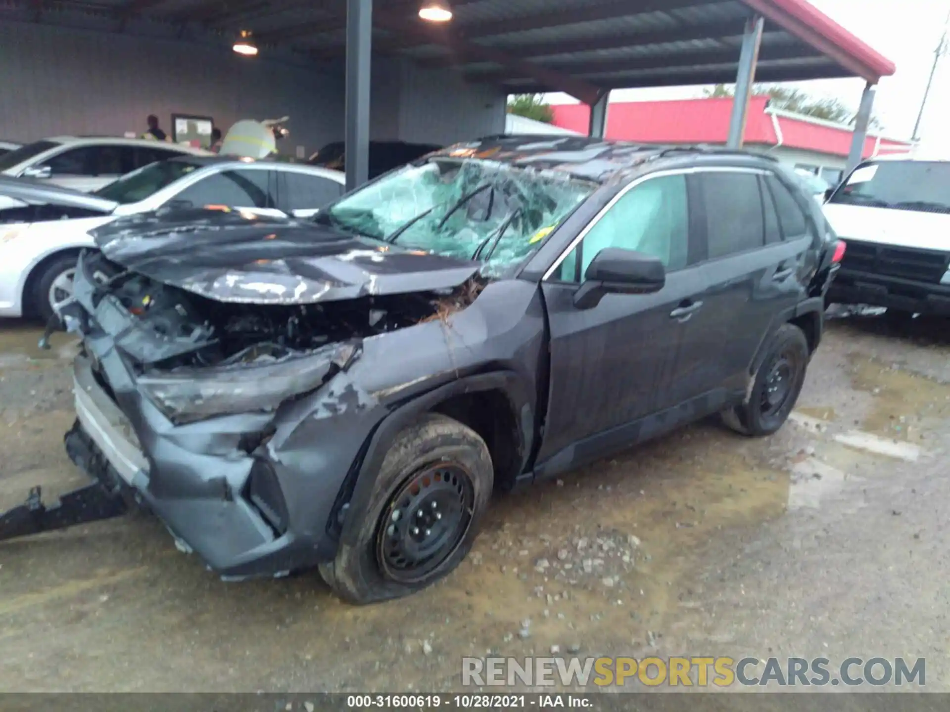 2 Photograph of a damaged car 2T3H1RFV9LC038268 TOYOTA RAV4 2020