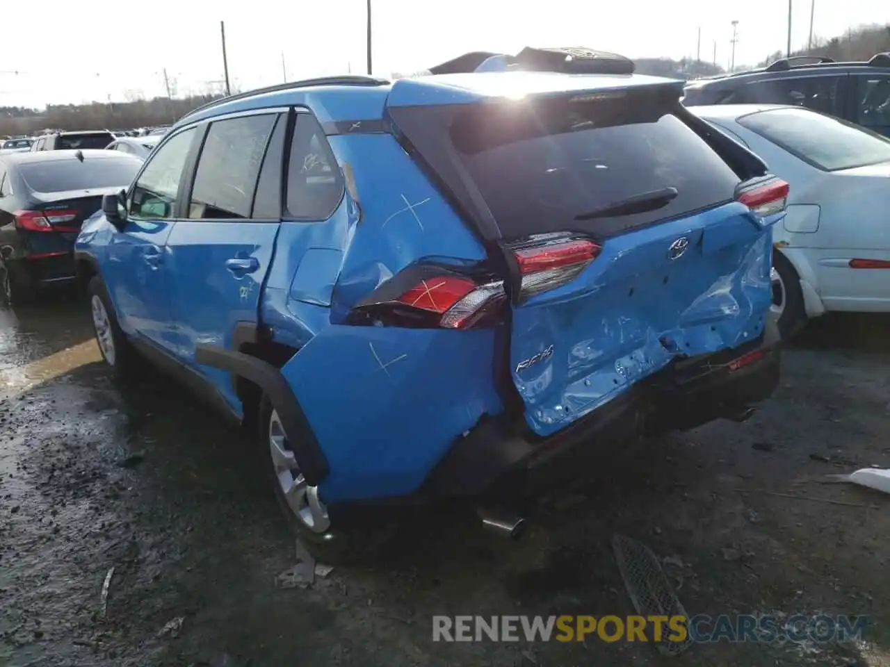 3 Photograph of a damaged car 2T3H1RFV9LC041199 TOYOTA RAV4 2020