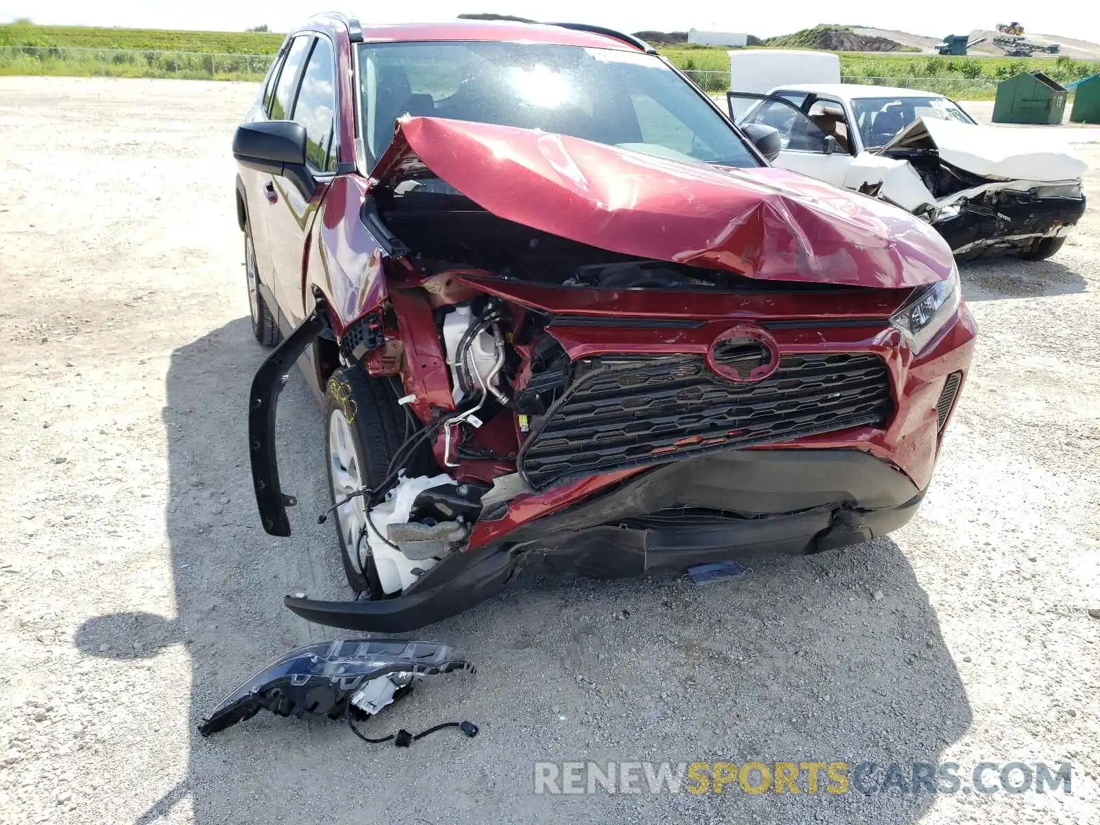 9 Photograph of a damaged car 2T3H1RFV9LC041719 TOYOTA RAV4 2020