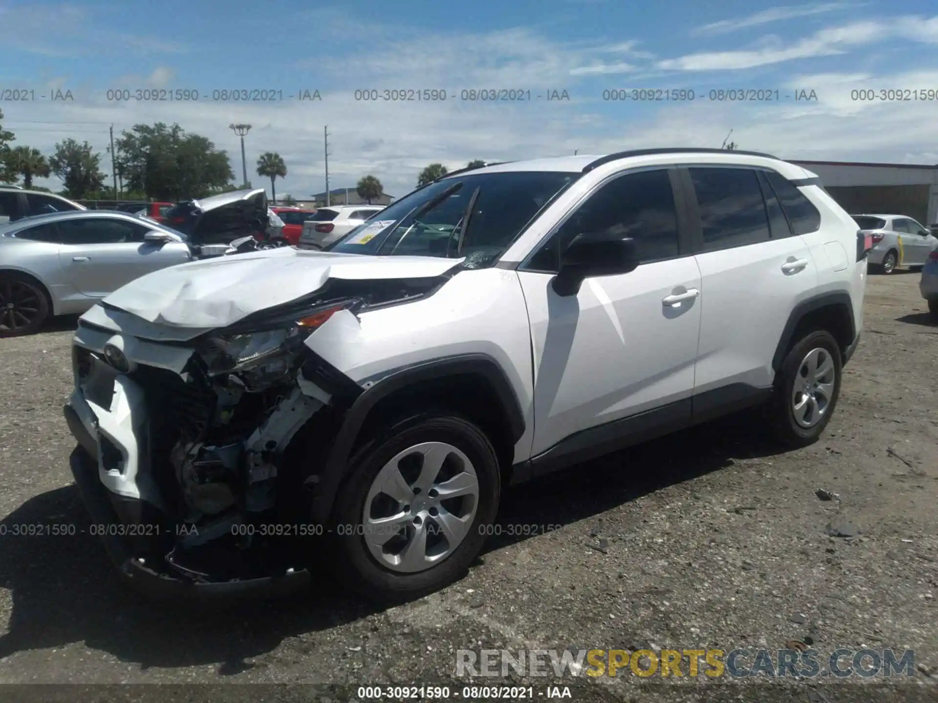 2 Photograph of a damaged car 2T3H1RFV9LC048945 TOYOTA RAV4 2020