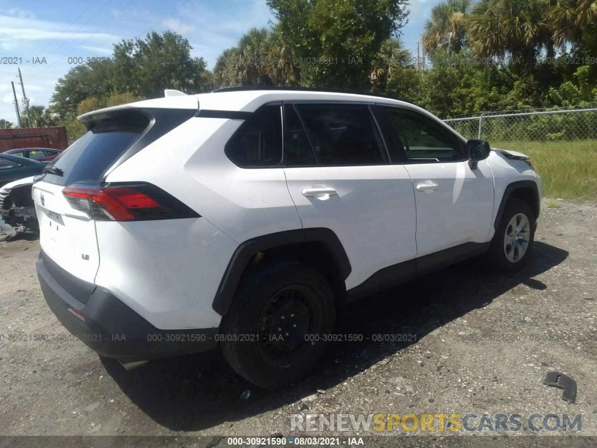 4 Photograph of a damaged car 2T3H1RFV9LC048945 TOYOTA RAV4 2020