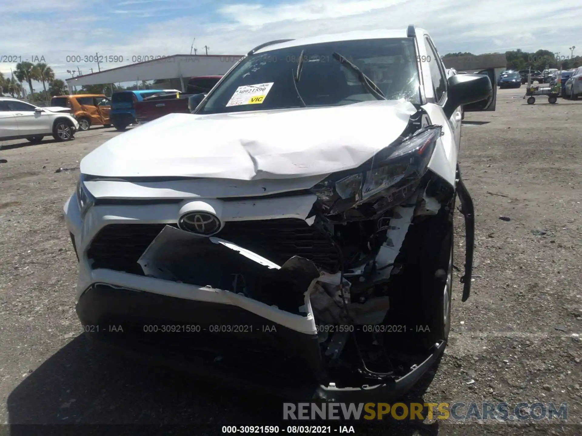 6 Photograph of a damaged car 2T3H1RFV9LC048945 TOYOTA RAV4 2020