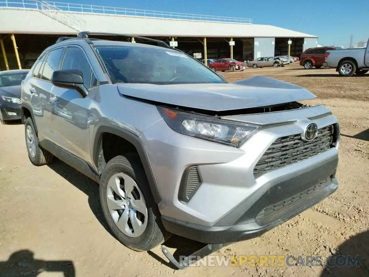 1 Photograph of a damaged car 2T3H1RFV9LC049349 TOYOTA RAV4 2020