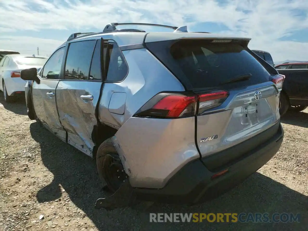 3 Photograph of a damaged car 2T3H1RFV9LC049349 TOYOTA RAV4 2020