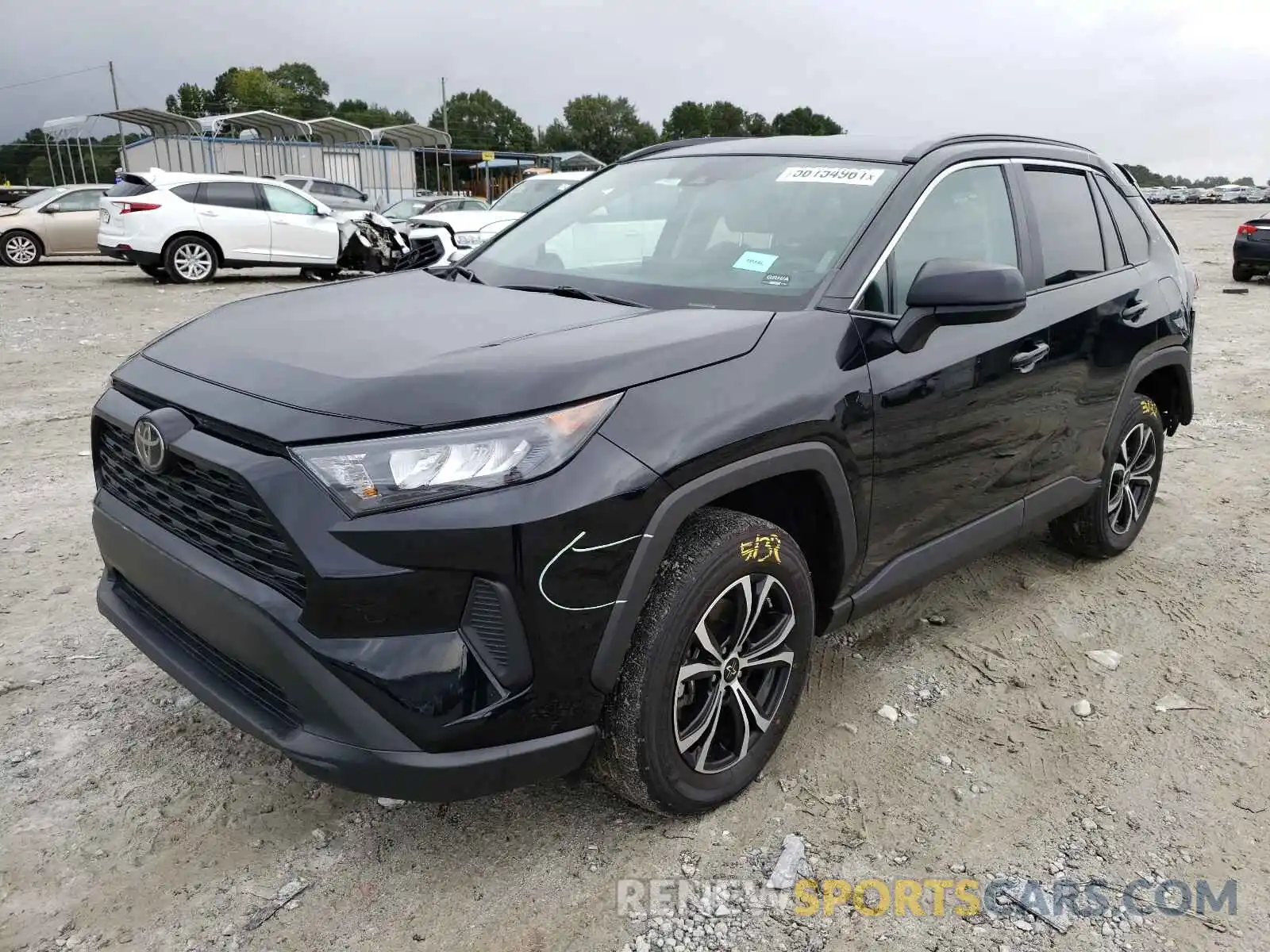 2 Photograph of a damaged car 2T3H1RFV9LC049562 TOYOTA RAV4 2020