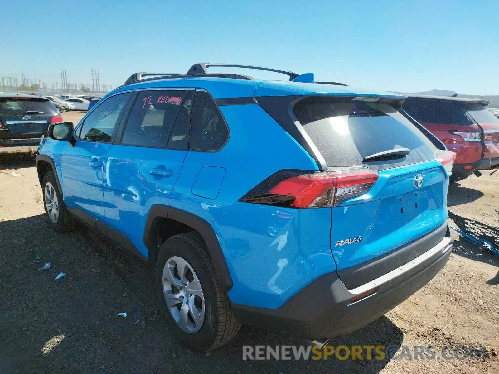 3 Photograph of a damaged car 2T3H1RFV9LC050372 TOYOTA RAV4 2020