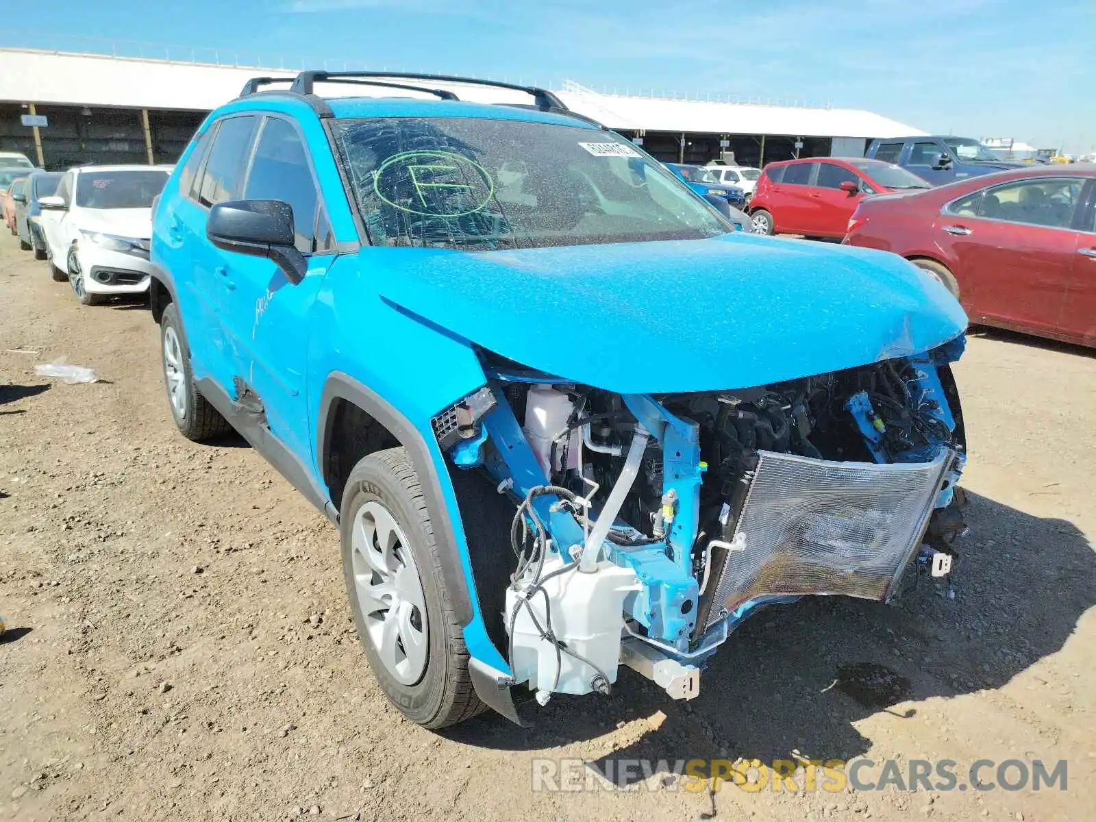 9 Photograph of a damaged car 2T3H1RFV9LC050372 TOYOTA RAV4 2020