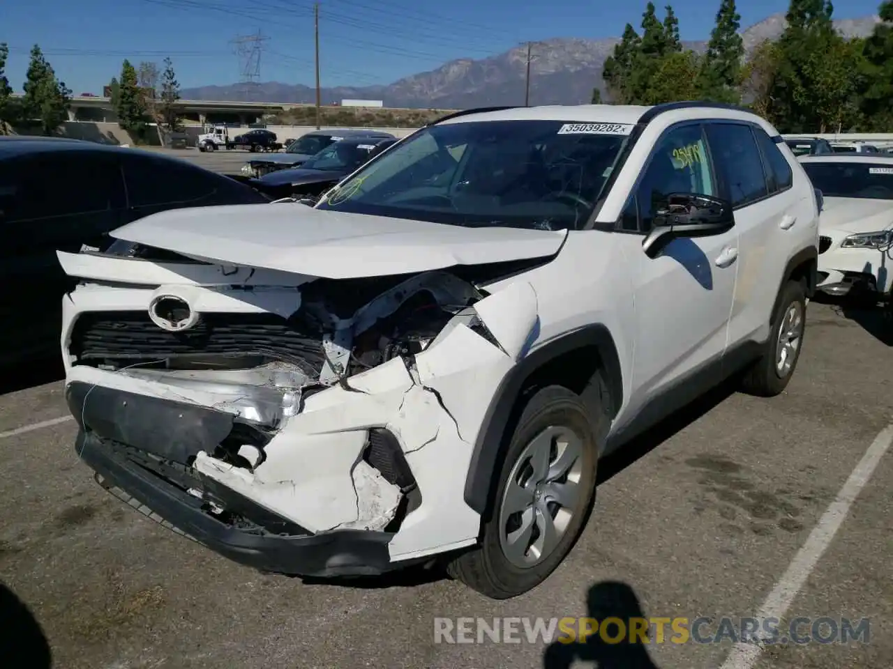 2 Photograph of a damaged car 2T3H1RFV9LC054650 TOYOTA RAV4 2020