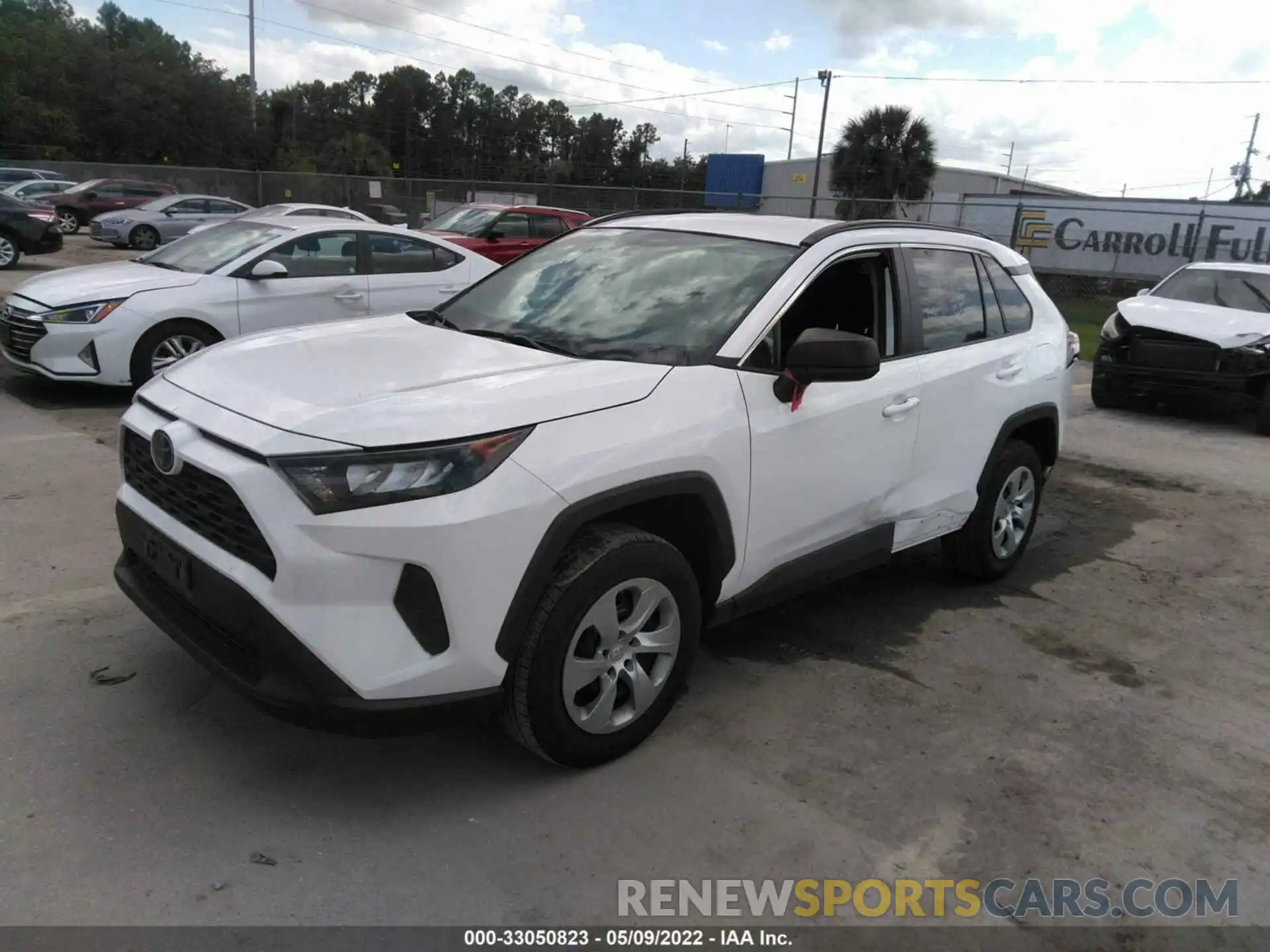 2 Photograph of a damaged car 2T3H1RFV9LC055393 TOYOTA RAV4 2020