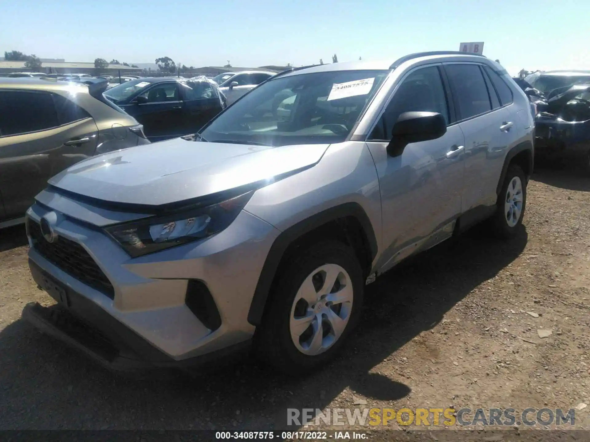 2 Photograph of a damaged car 2T3H1RFV9LC059220 TOYOTA RAV4 2020