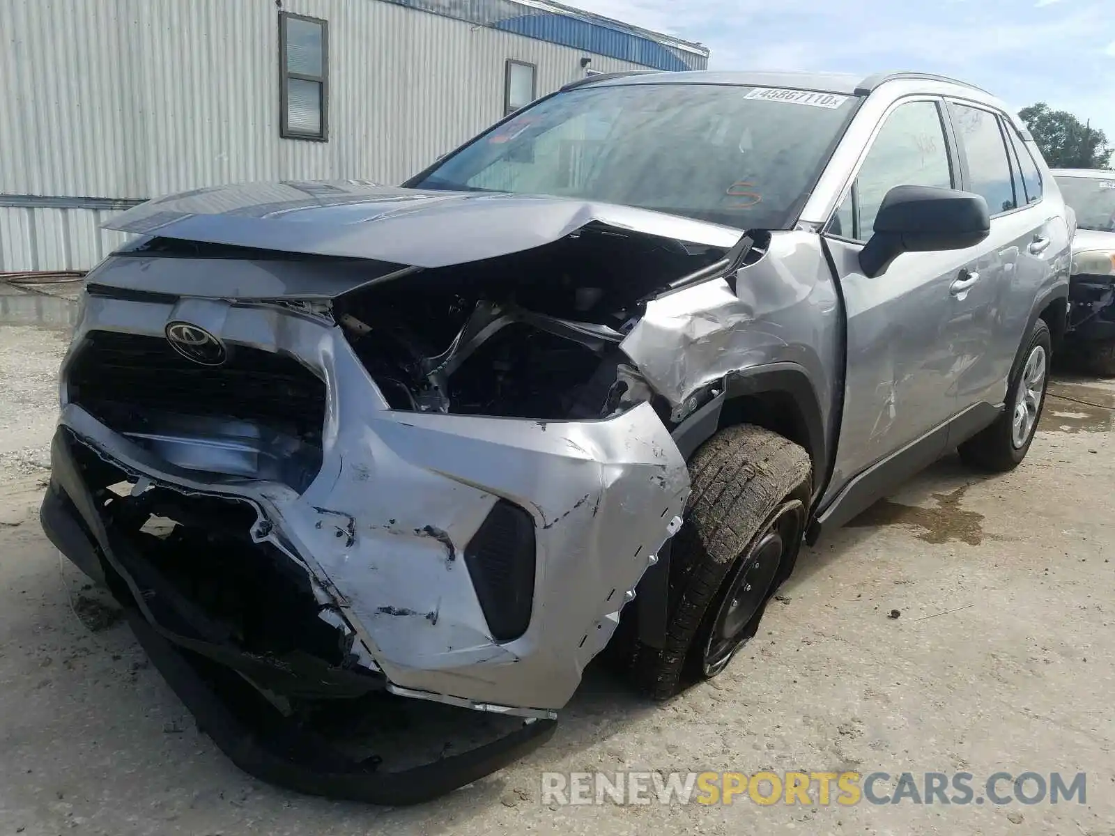 2 Photograph of a damaged car 2T3H1RFV9LC062604 TOYOTA RAV4 2020