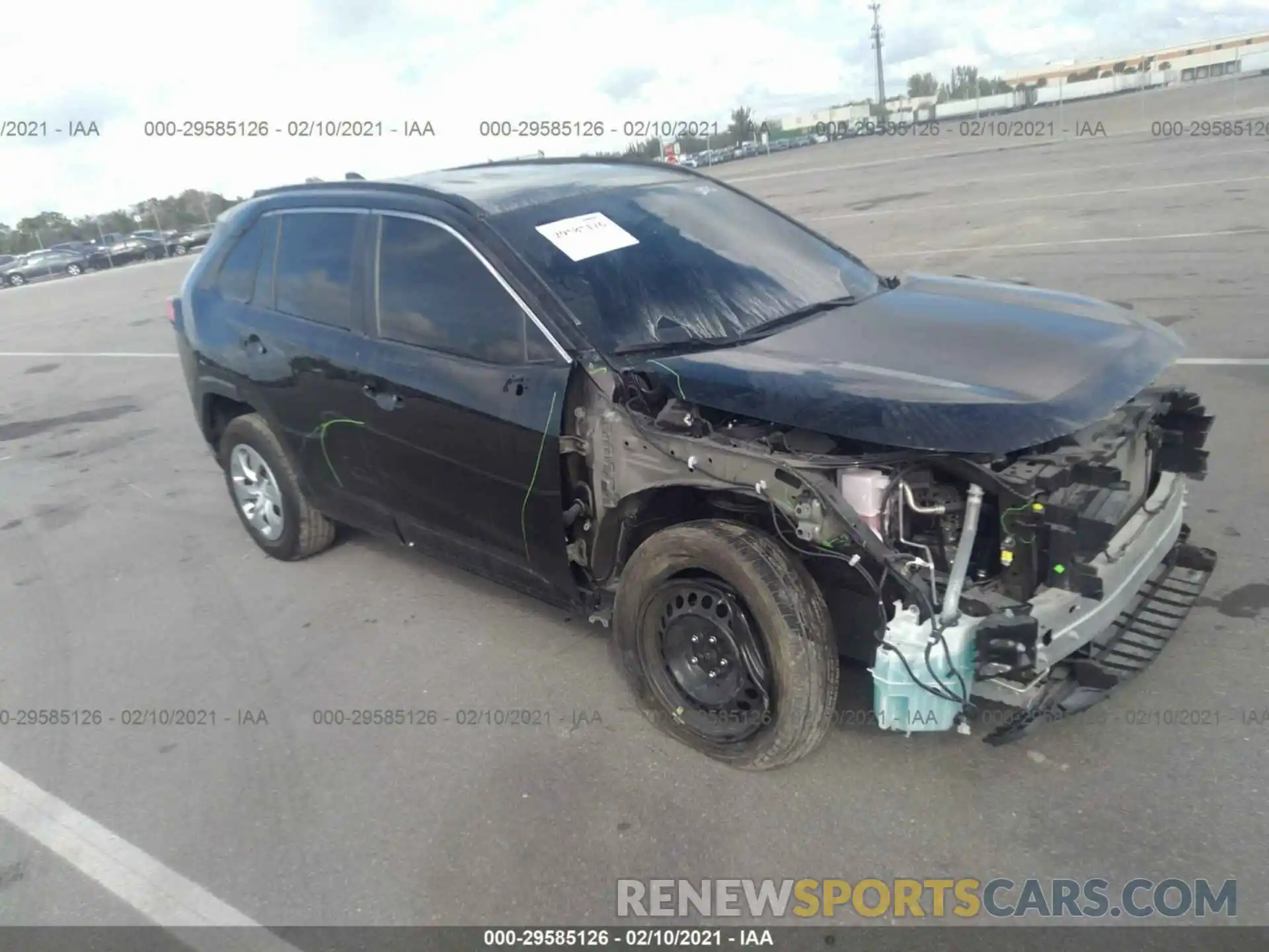 1 Photograph of a damaged car 2T3H1RFV9LC062876 TOYOTA RAV4 2020