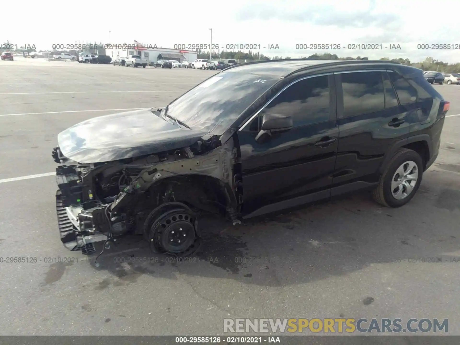 2 Photograph of a damaged car 2T3H1RFV9LC062876 TOYOTA RAV4 2020