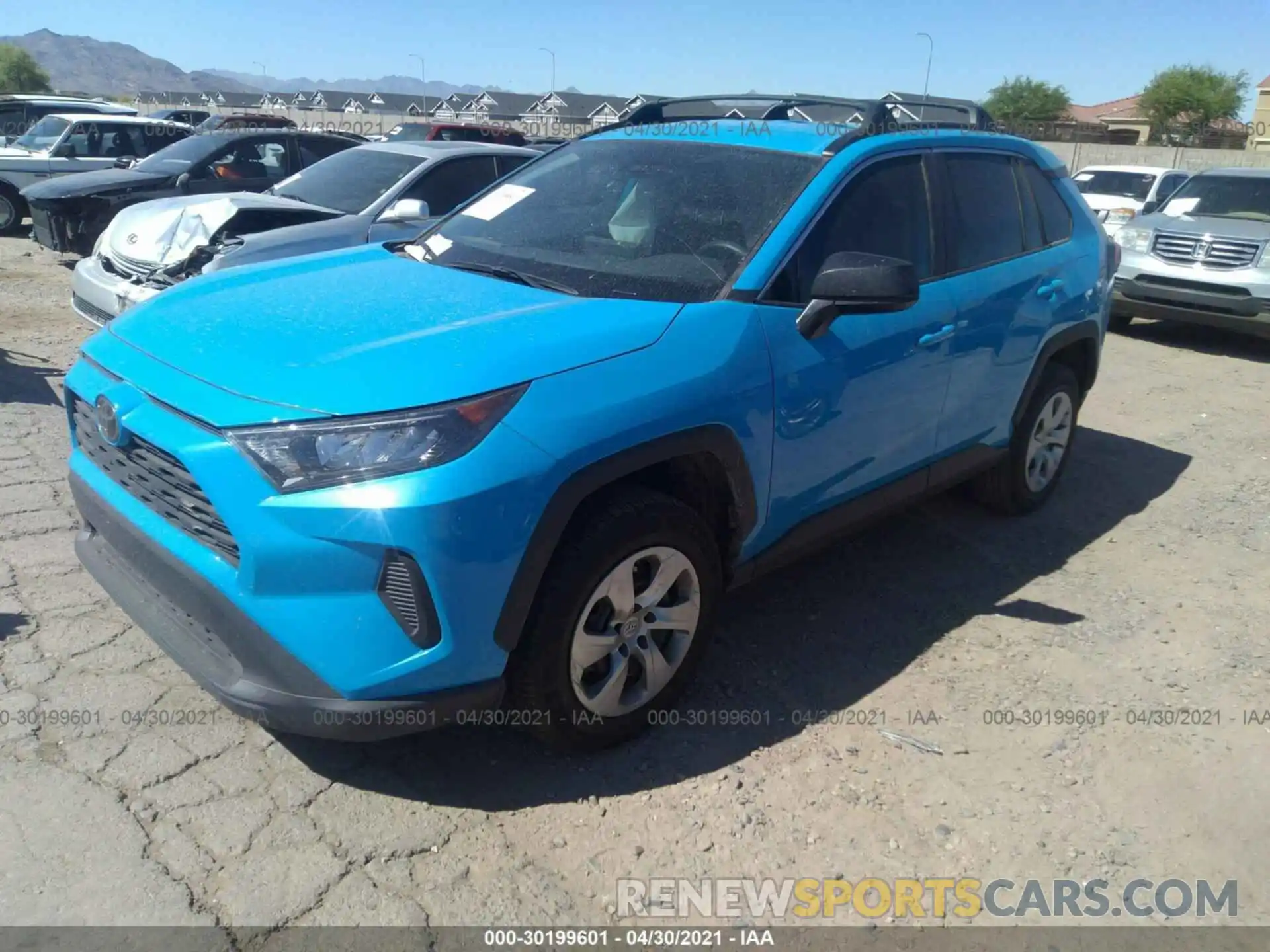 2 Photograph of a damaged car 2T3H1RFV9LC071061 TOYOTA RAV4 2020