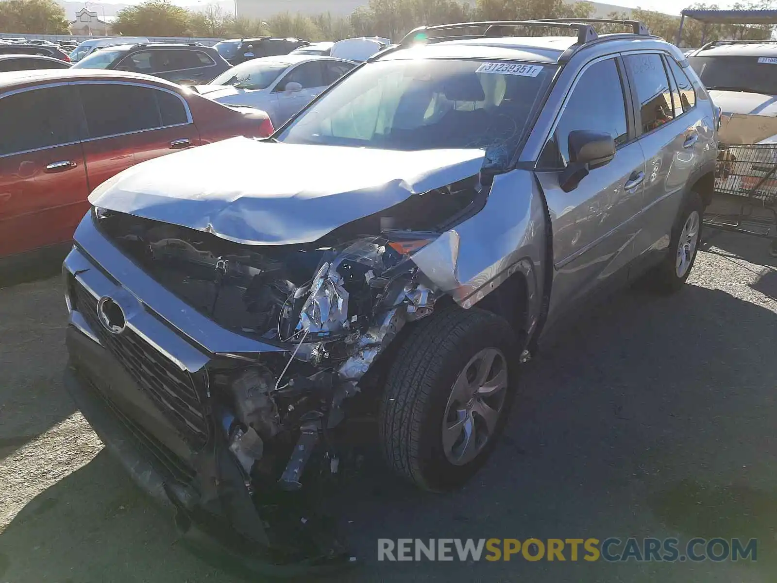 2 Photograph of a damaged car 2T3H1RFV9LC071626 TOYOTA RAV4 2020