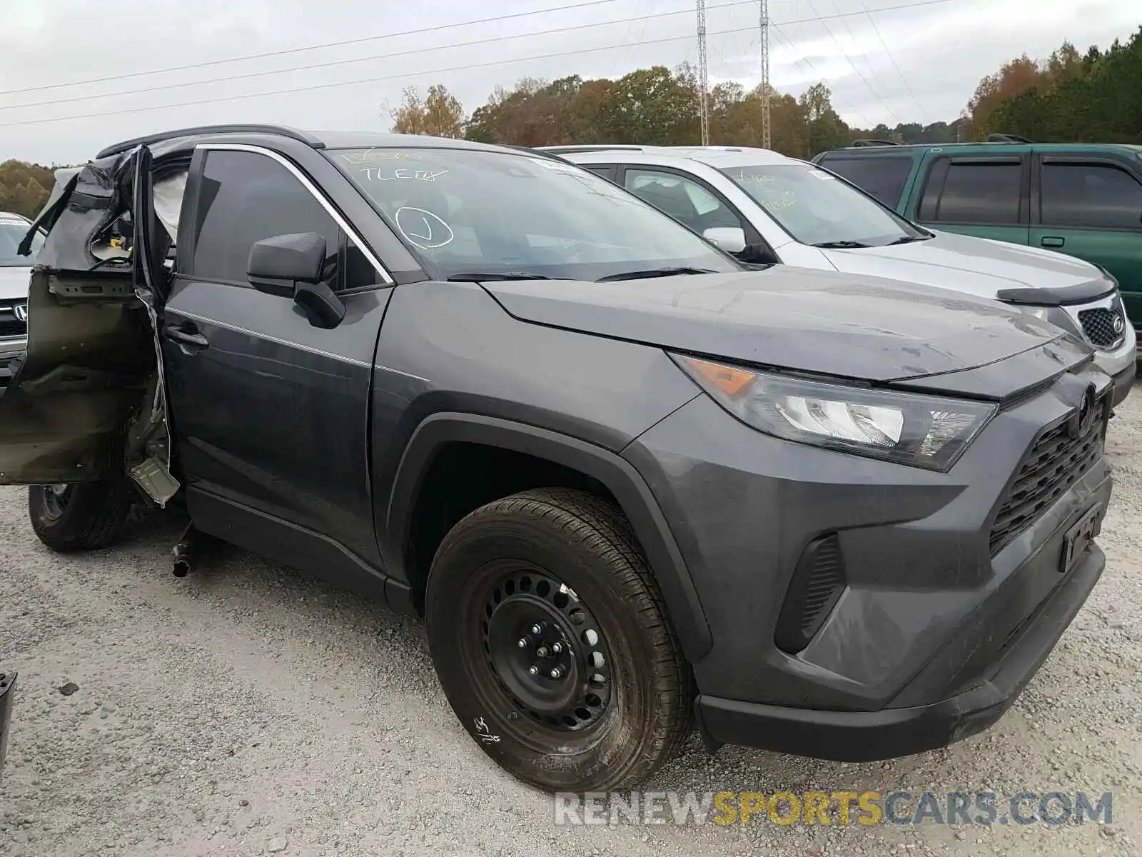 1 Photograph of a damaged car 2T3H1RFV9LC073408 TOYOTA RAV4 2020