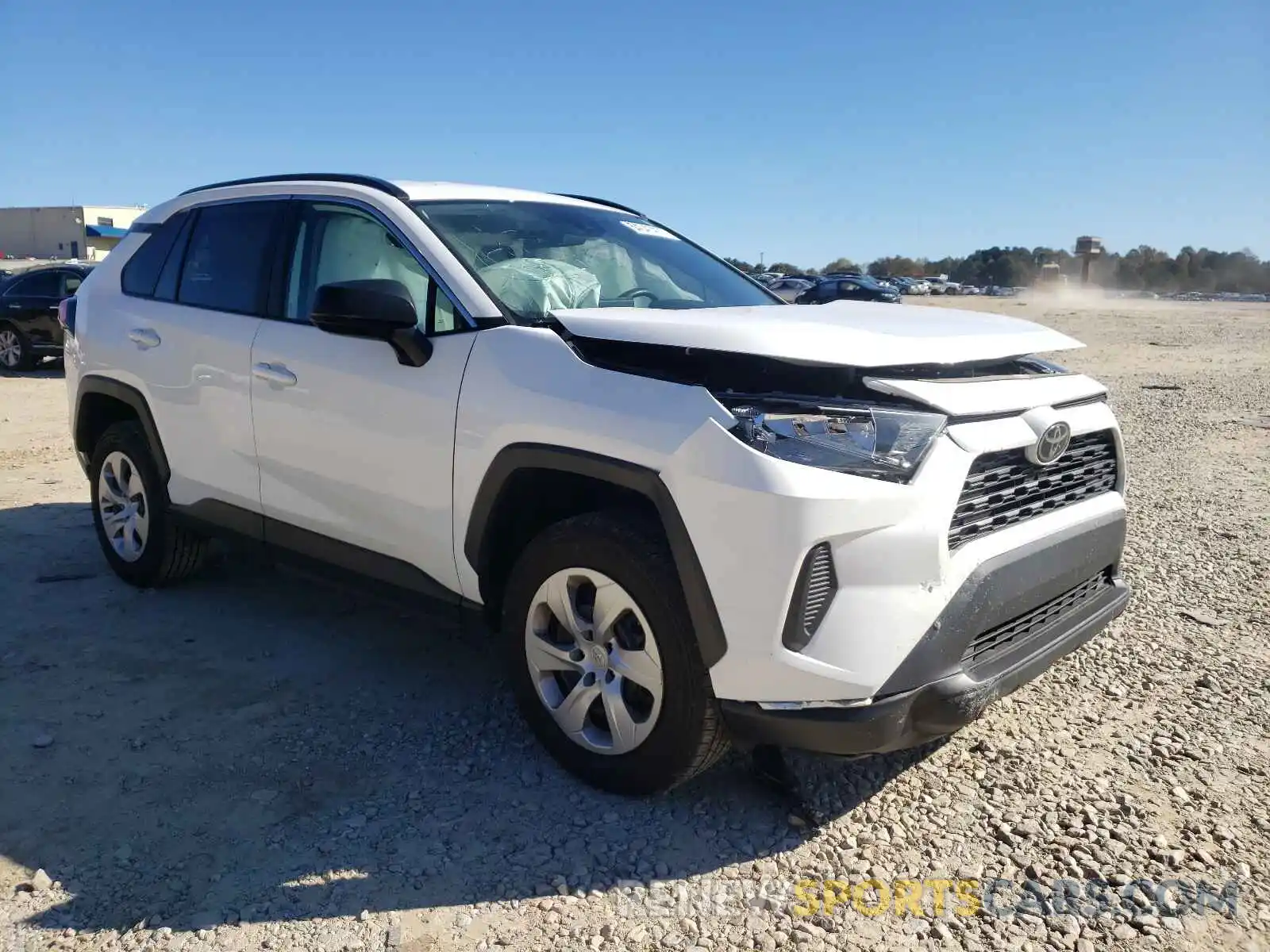 1 Photograph of a damaged car 2T3H1RFV9LC080536 TOYOTA RAV4 2020