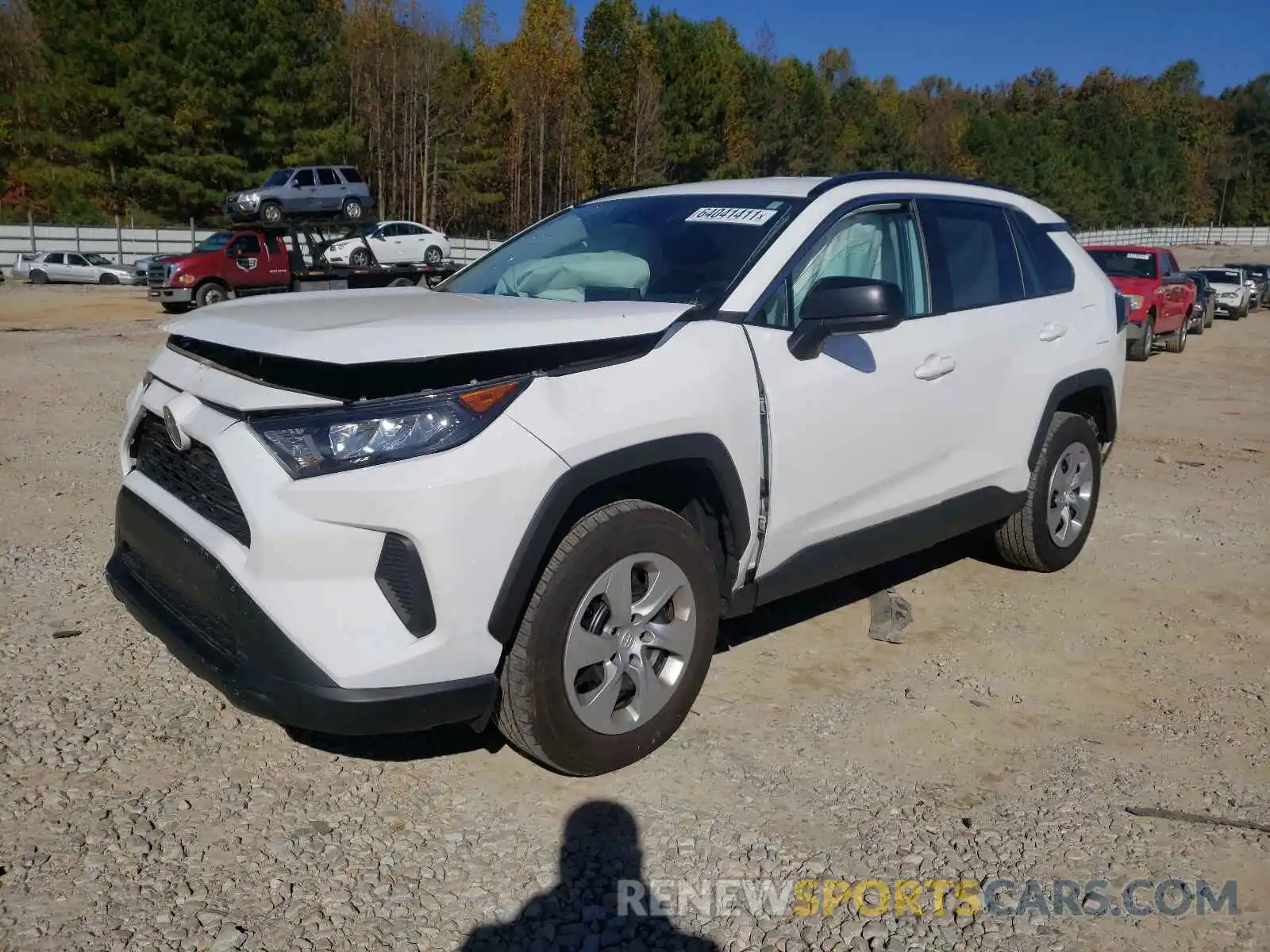 2 Photograph of a damaged car 2T3H1RFV9LC080536 TOYOTA RAV4 2020