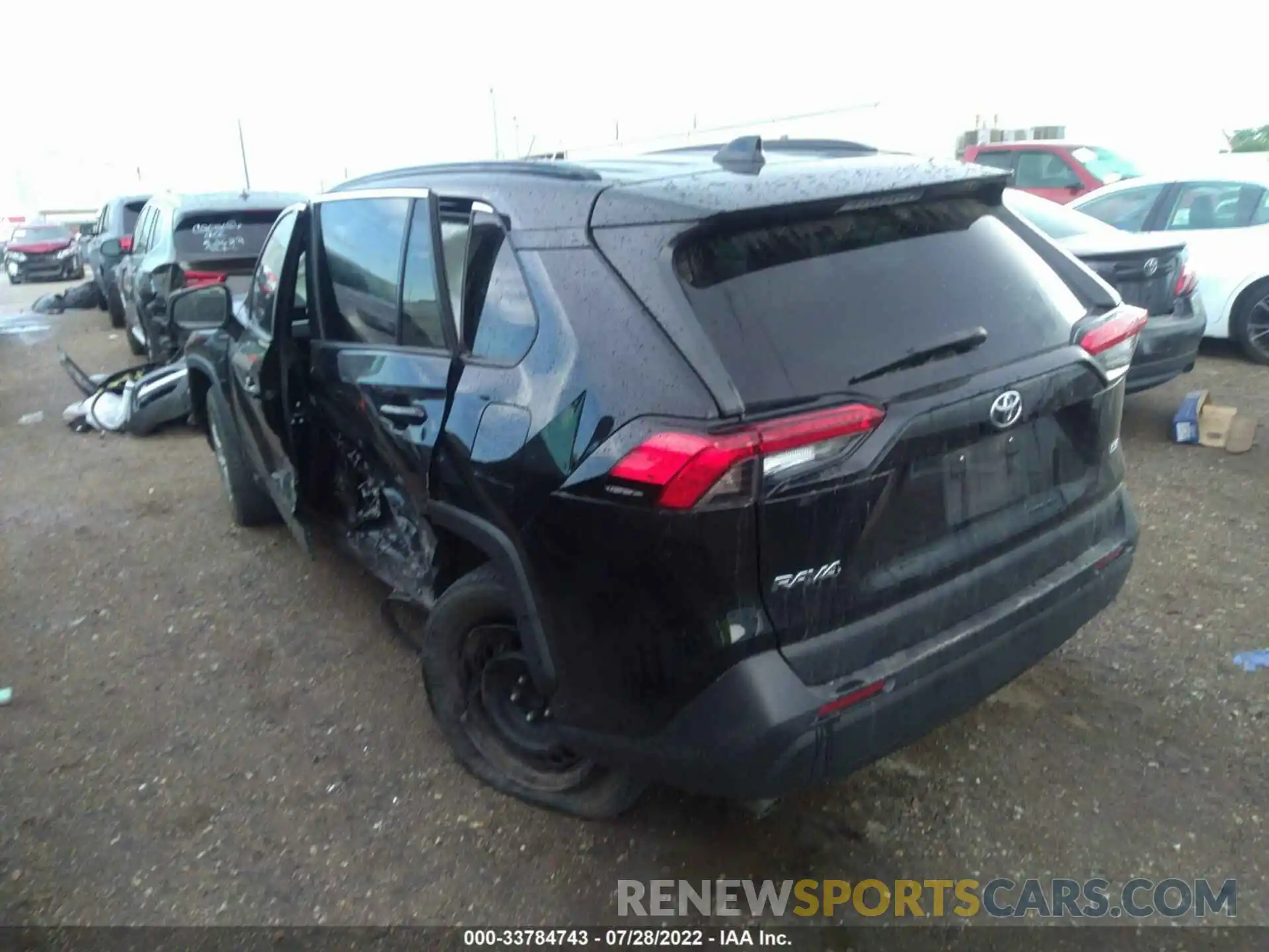 3 Photograph of a damaged car 2T3H1RFV9LW069227 TOYOTA RAV4 2020