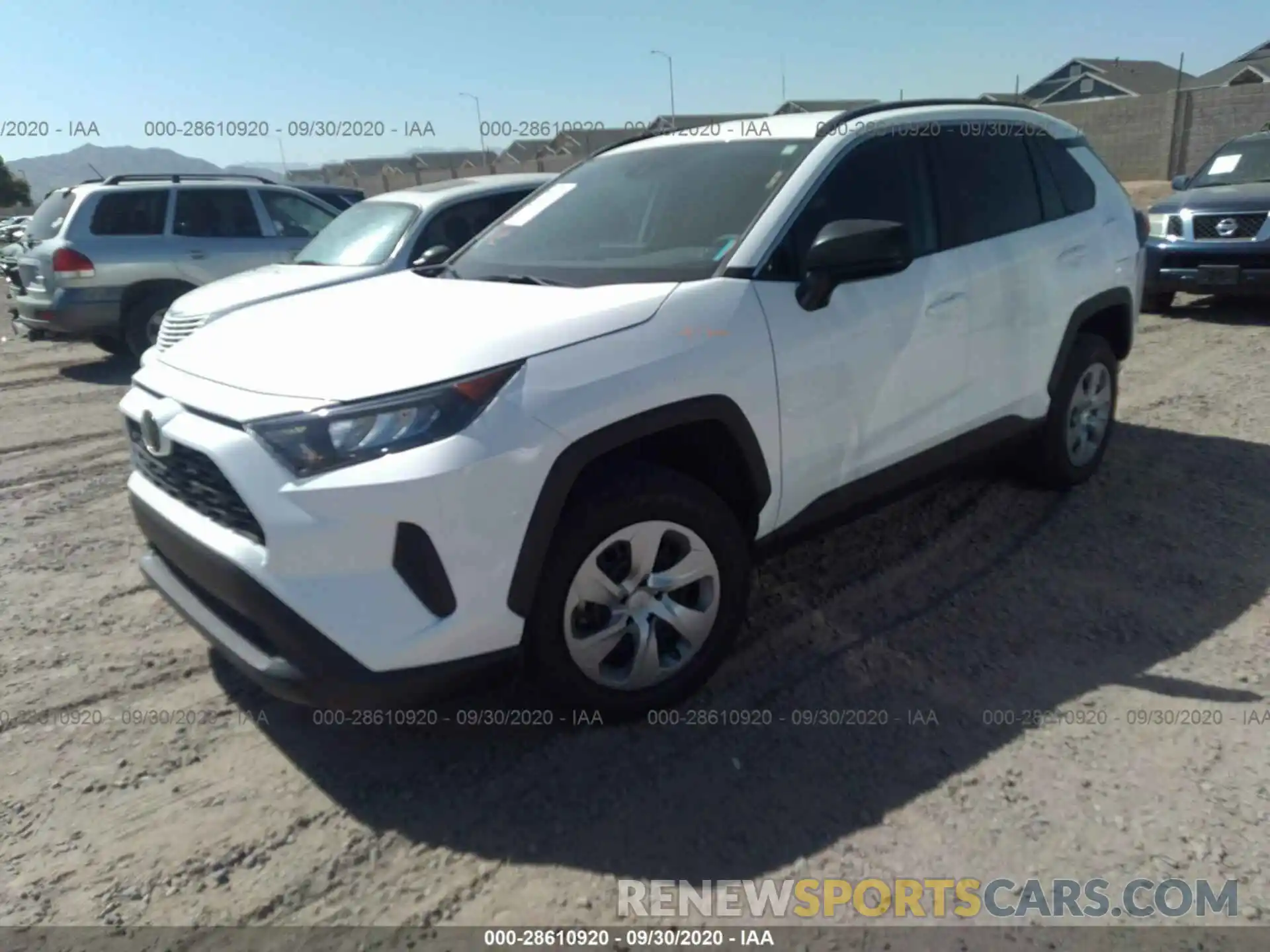 2 Photograph of a damaged car 2T3H1RFV9LW069633 TOYOTA RAV4 2020