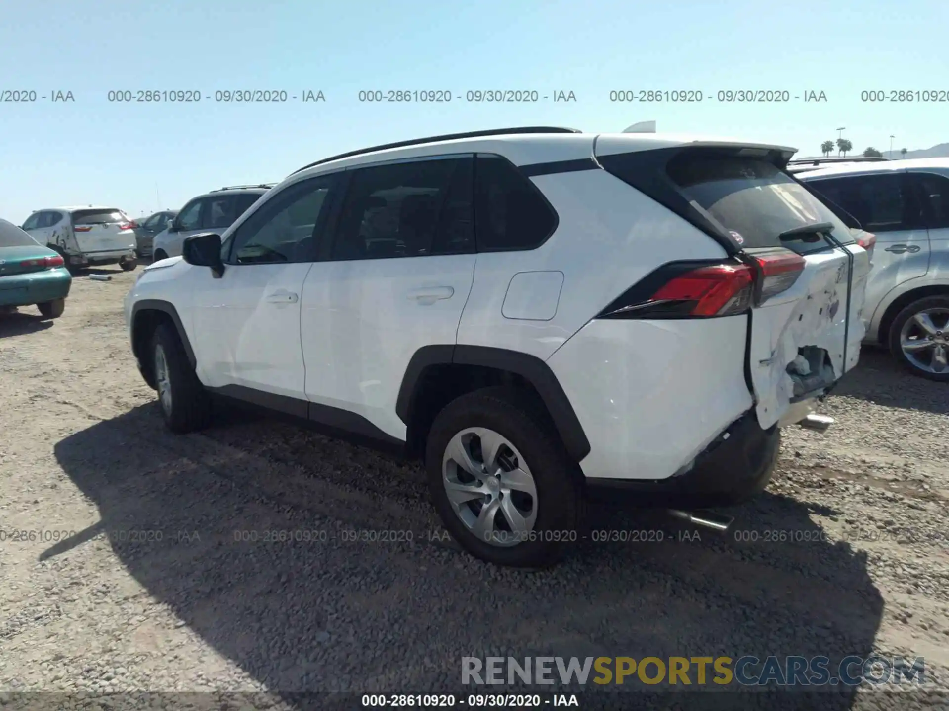 3 Photograph of a damaged car 2T3H1RFV9LW069633 TOYOTA RAV4 2020