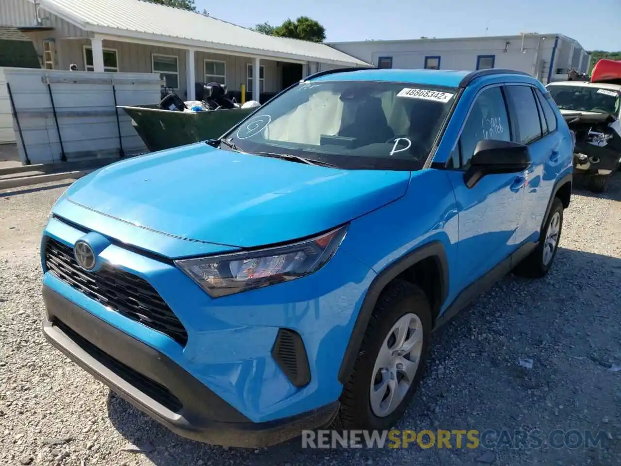 2 Photograph of a damaged car 2T3H1RFV9LW073617 TOYOTA RAV4 2020