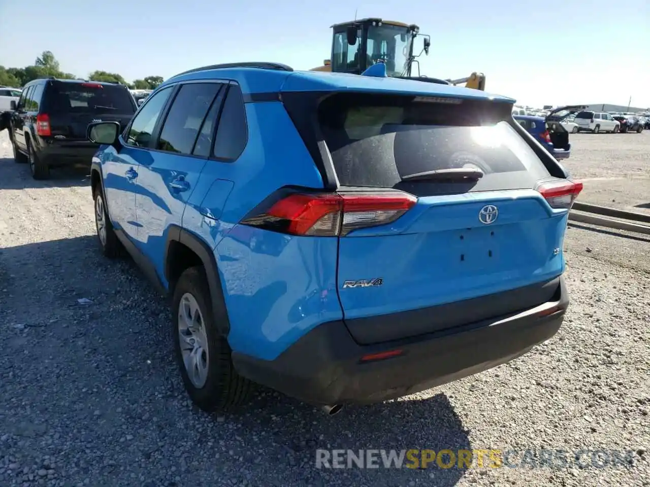 3 Photograph of a damaged car 2T3H1RFV9LW073617 TOYOTA RAV4 2020