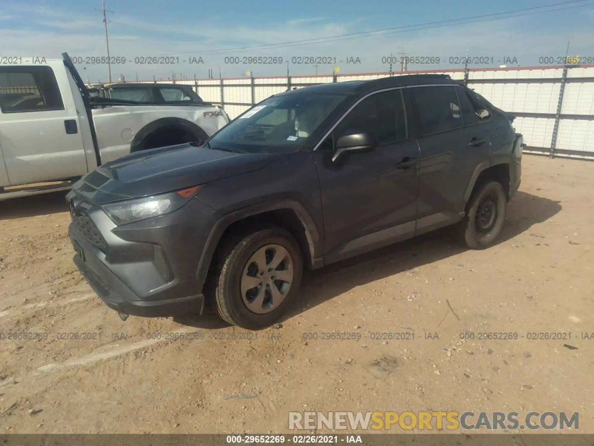 2 Photograph of a damaged car 2T3H1RFV9LW083323 TOYOTA RAV4 2020